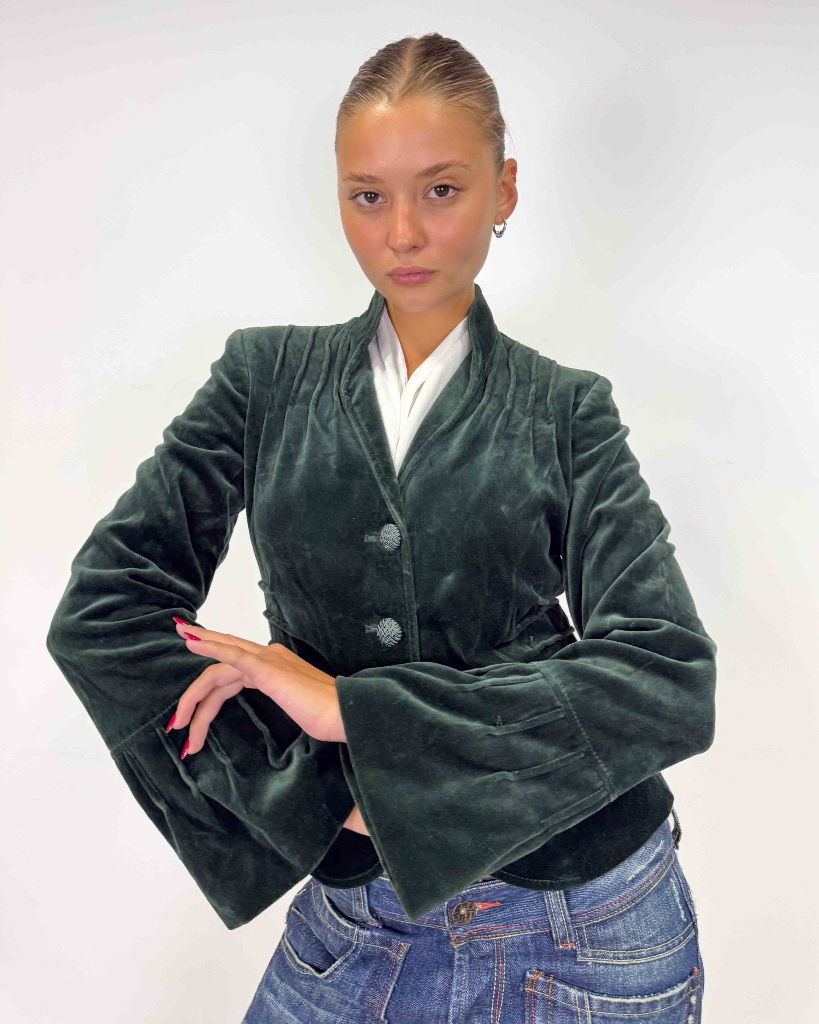 The Ariana blazer - rig vert