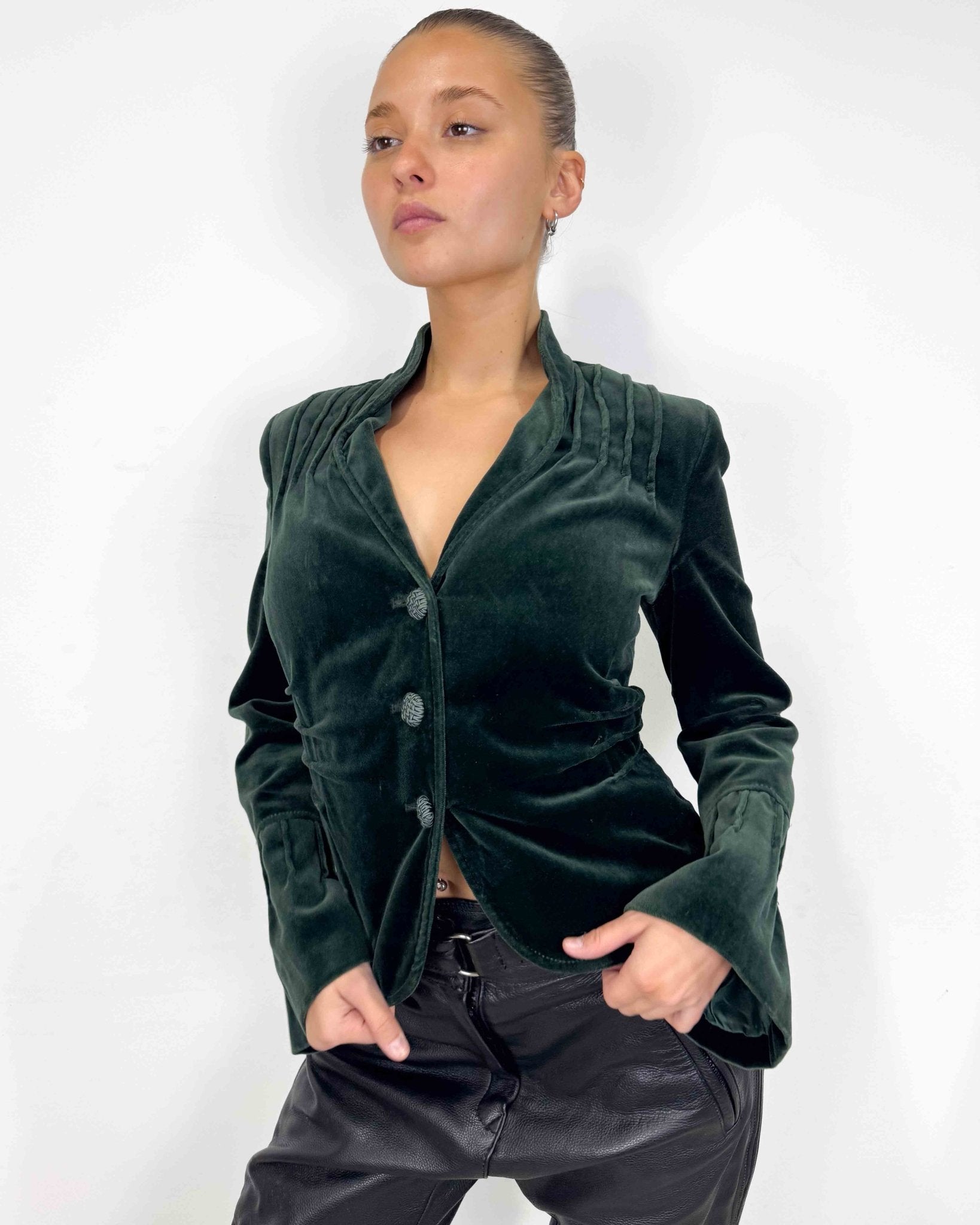 The Ariana blazer - rig vert