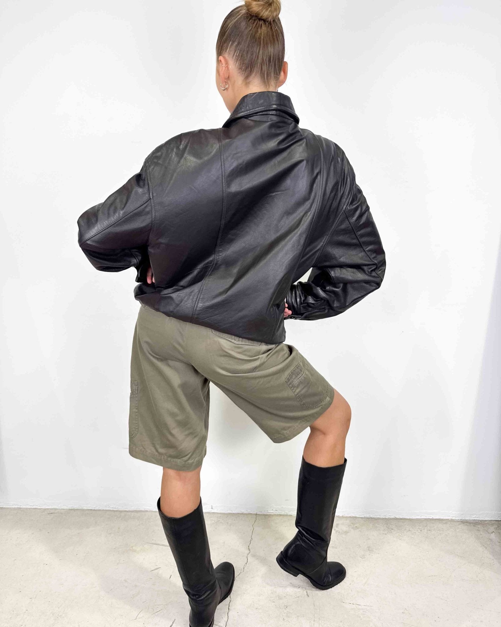 The Aslani leather jacket - rig vert