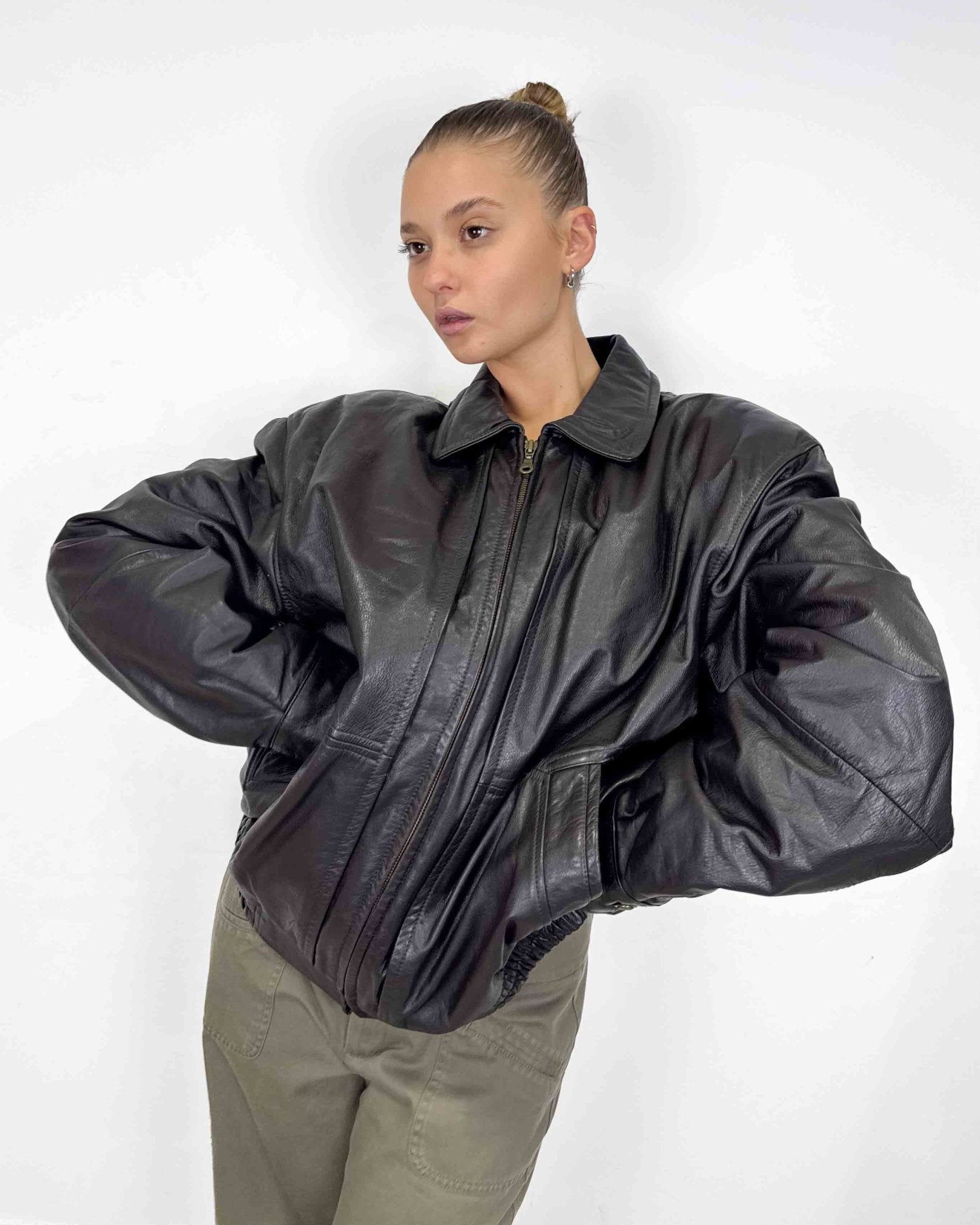 The Aslani leather jacket - rig vert