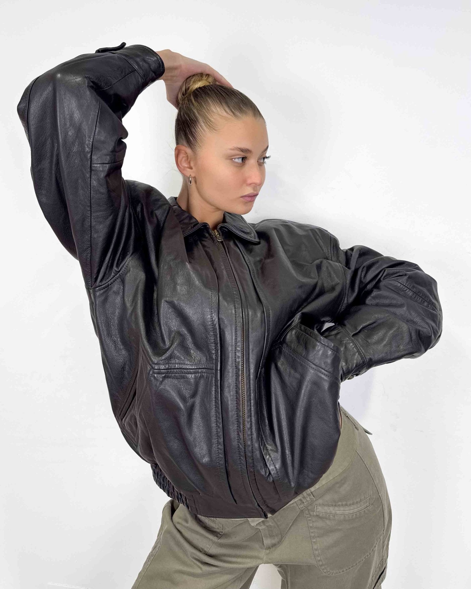 The Aslani leather jacket - rig vert