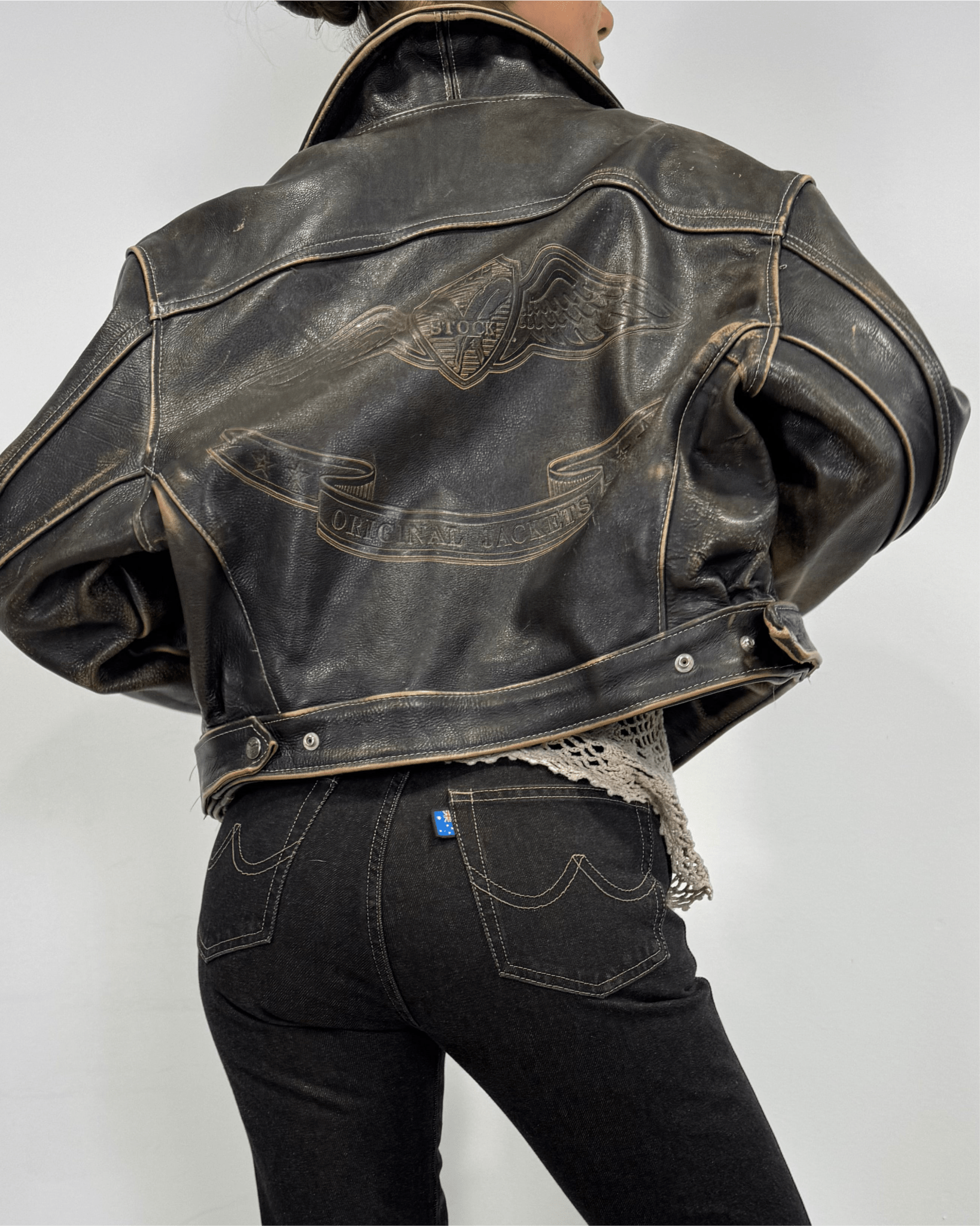 The Axel leather jacket - rig vert