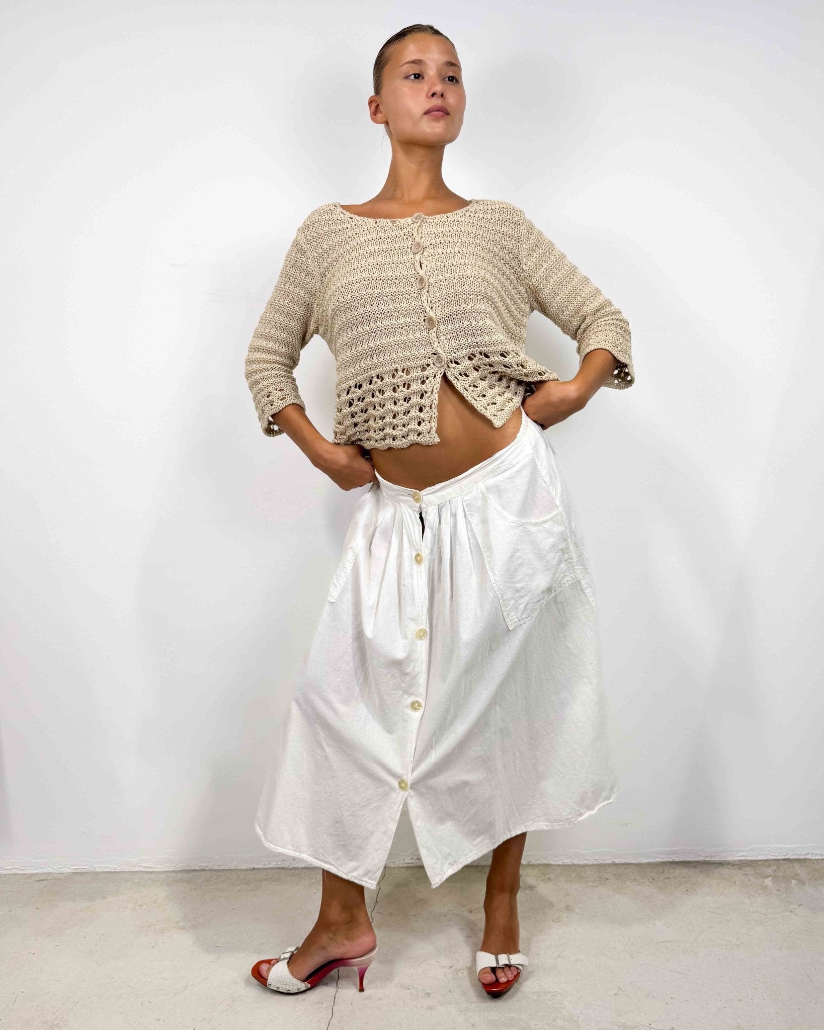 The Blake cardigan - rig vert
