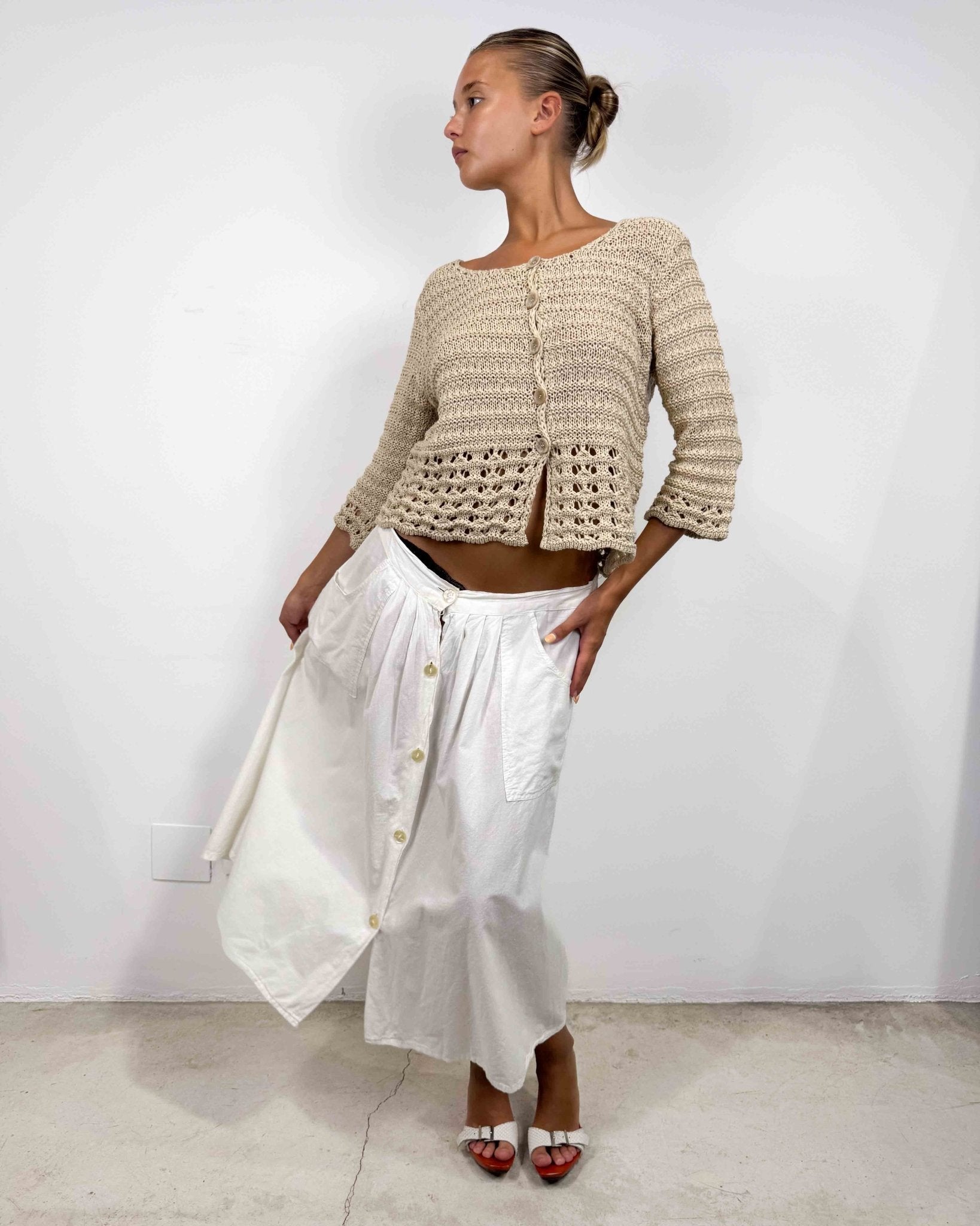 The Blake cardigan - rig vert