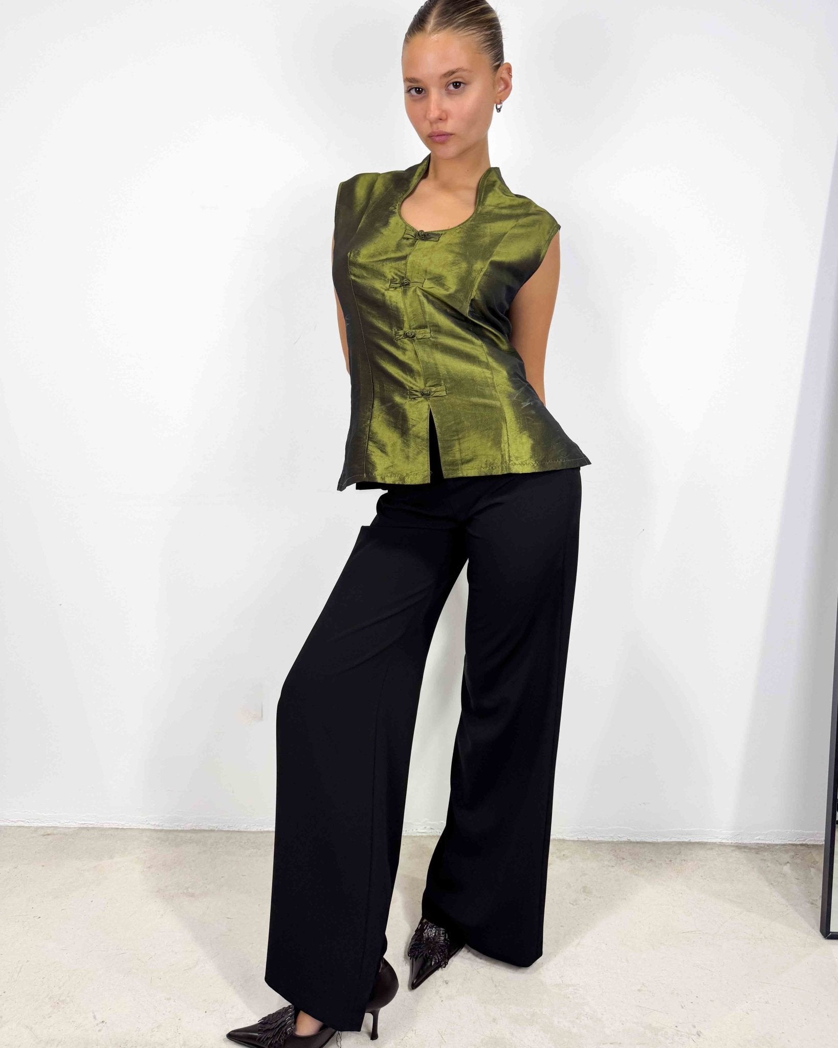 The Blanque pants - rig vert