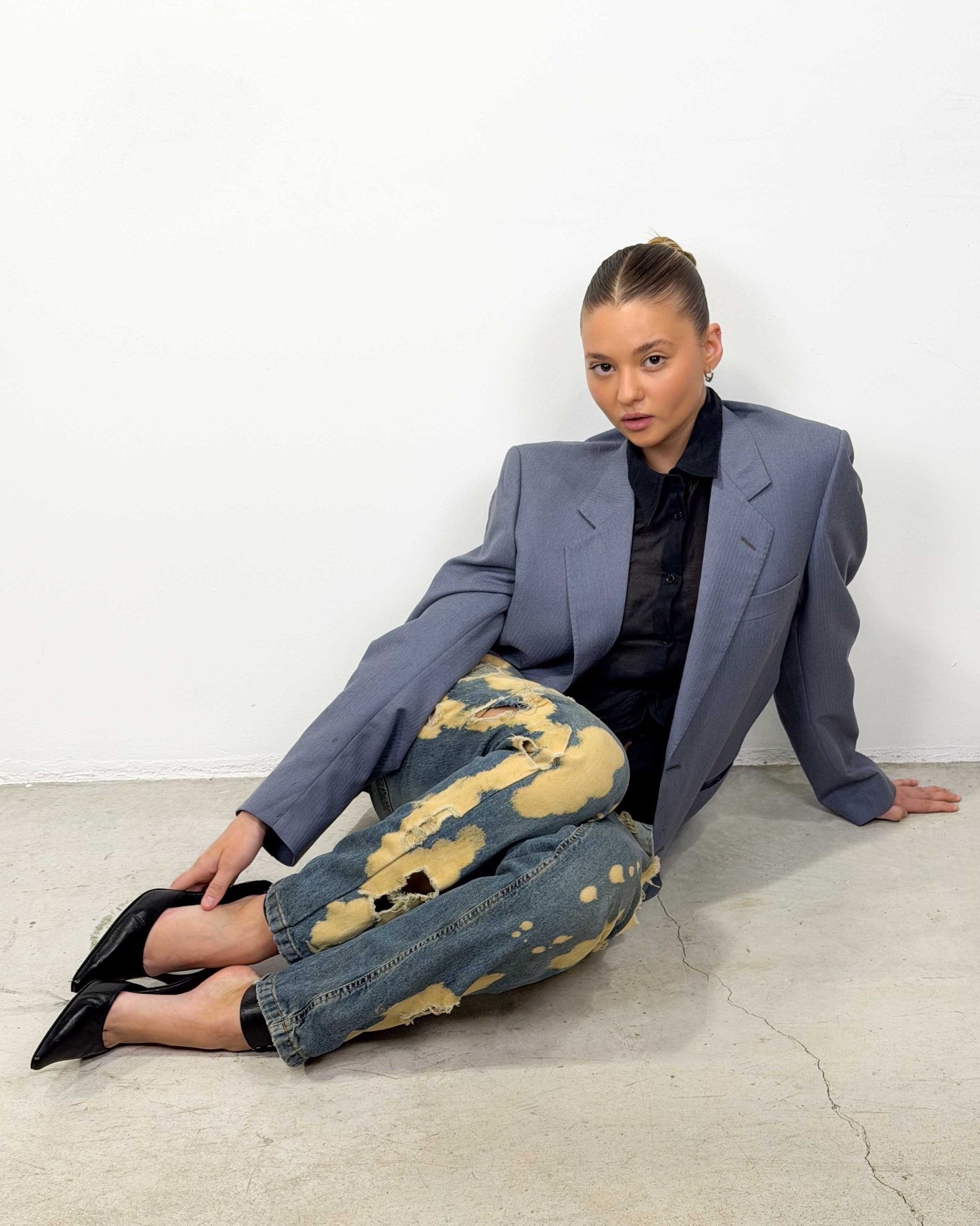 The Cassia pants by John Richmond - rig vert