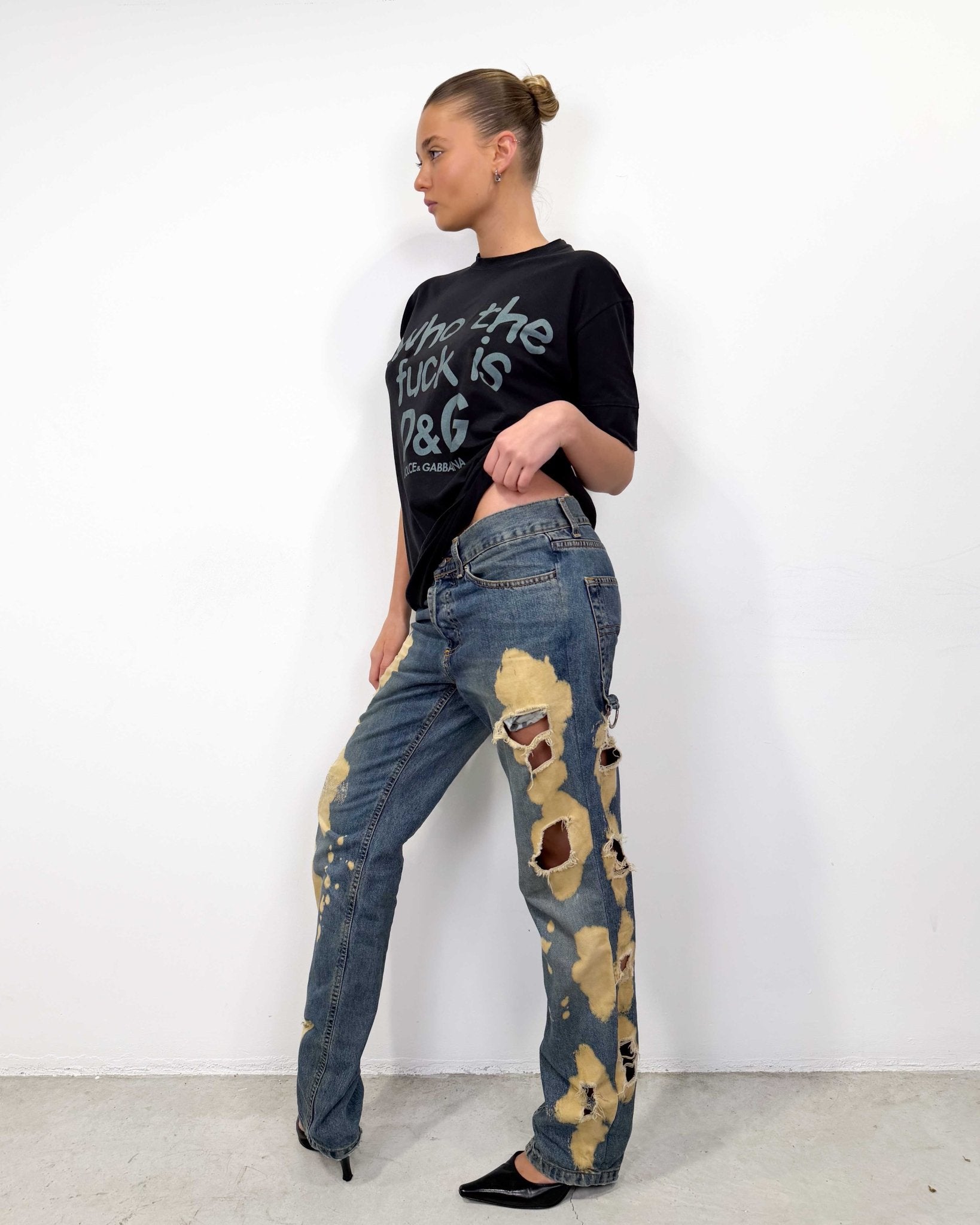 The Cassia pants by John Richmond - rig vert