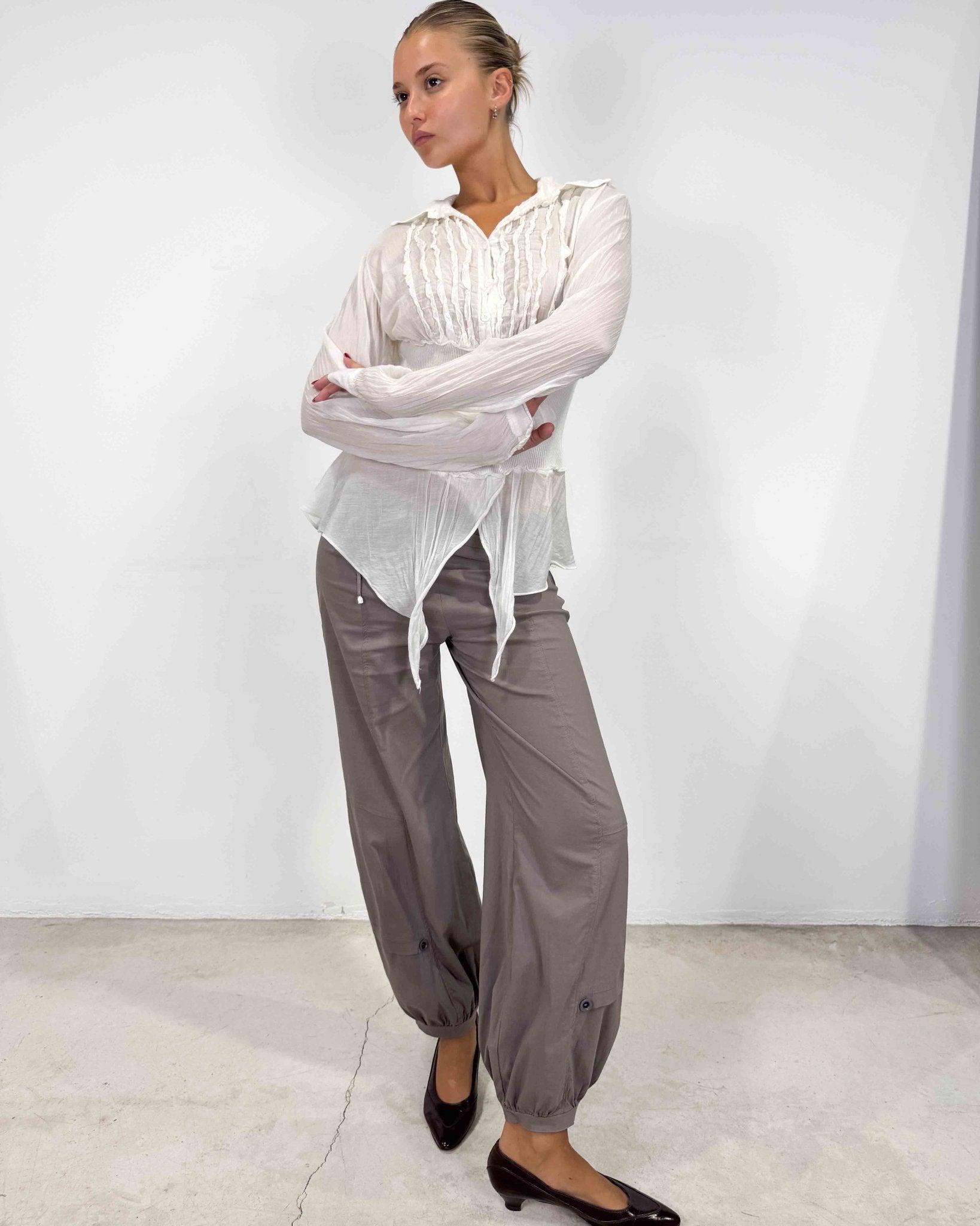 The Caterina pants - rig vert