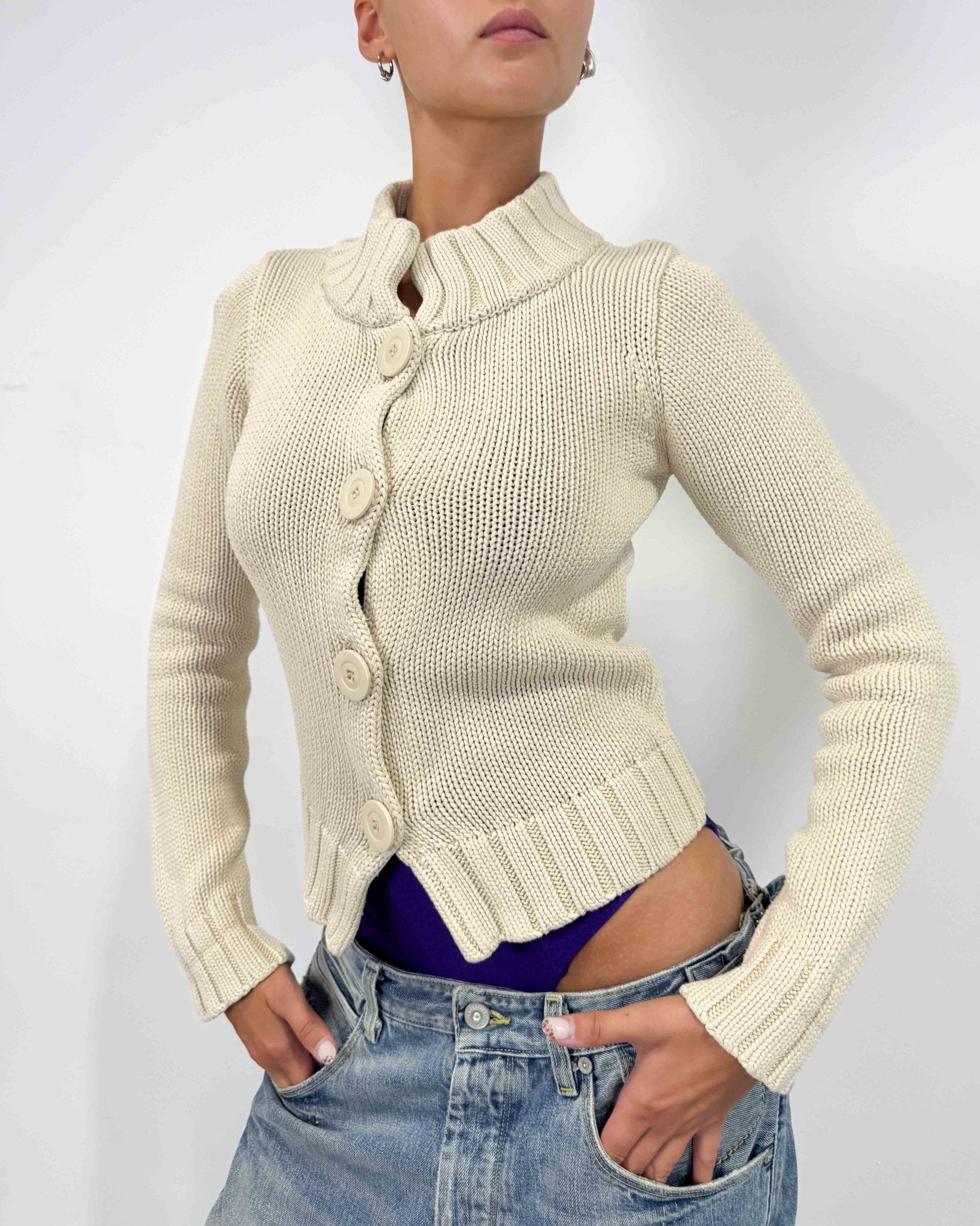 The Clara cardigan - rig vert