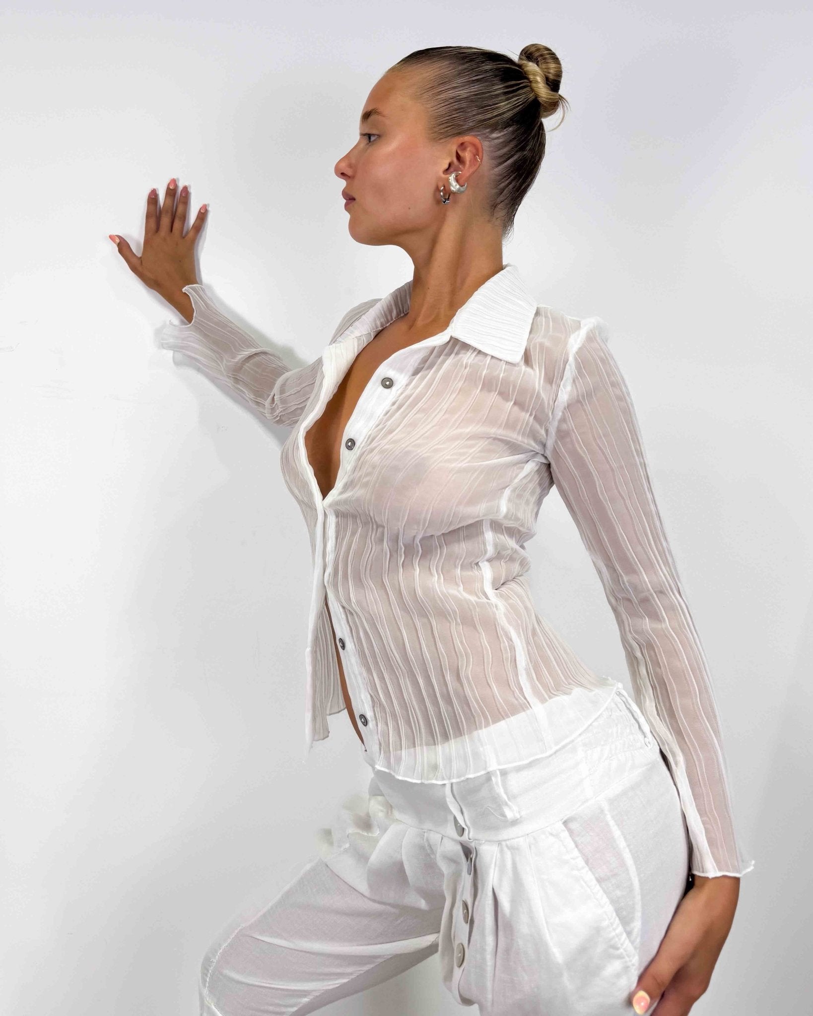 The Clarice blouse - rig vert
