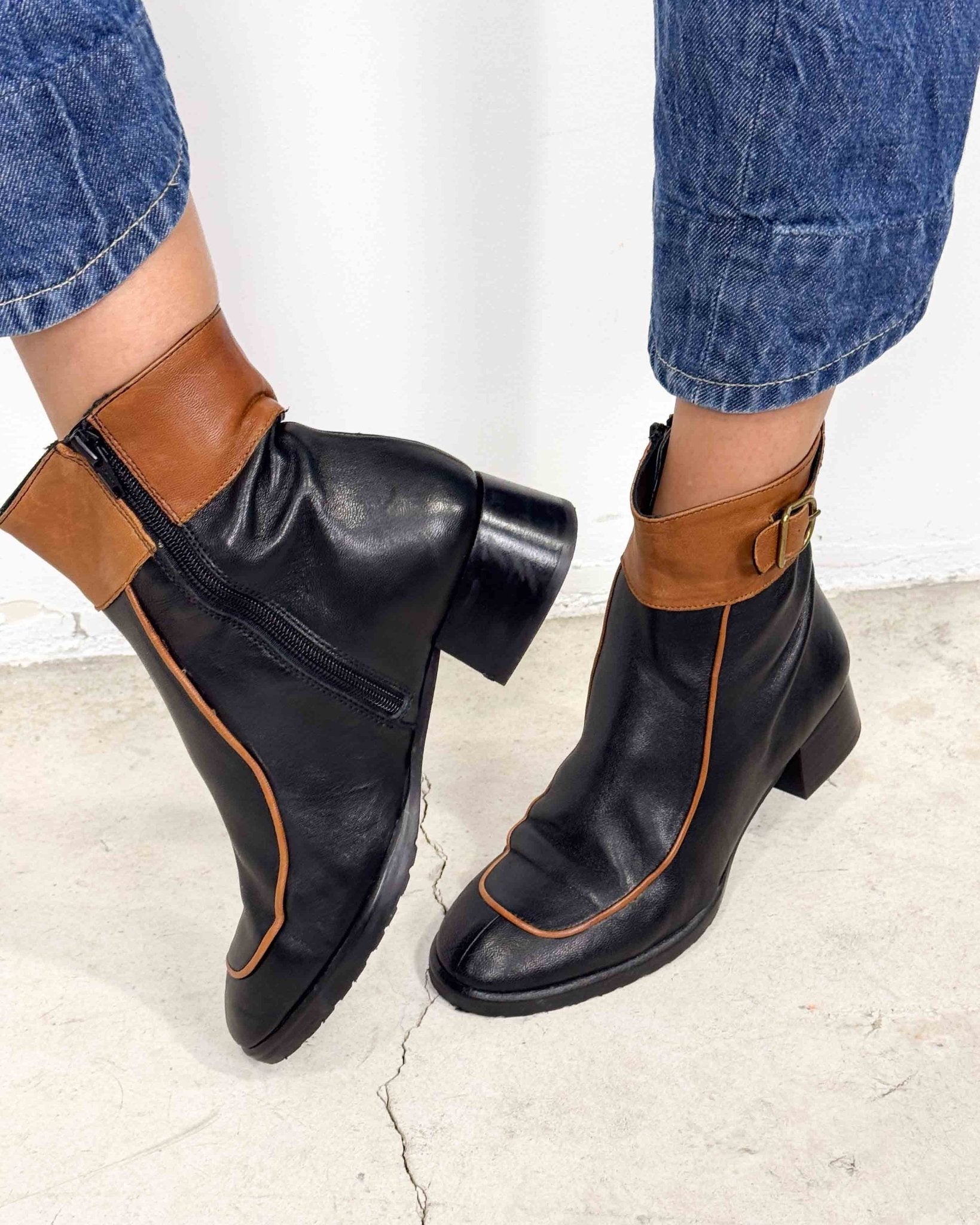 The Coral boots - rig vert