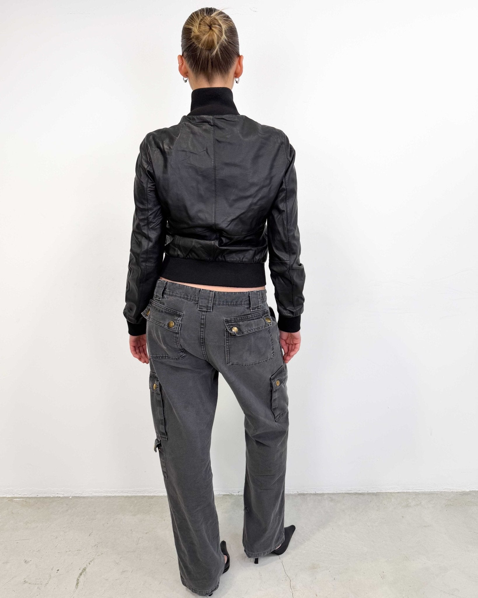 The Dalena leather jacket - rig vert