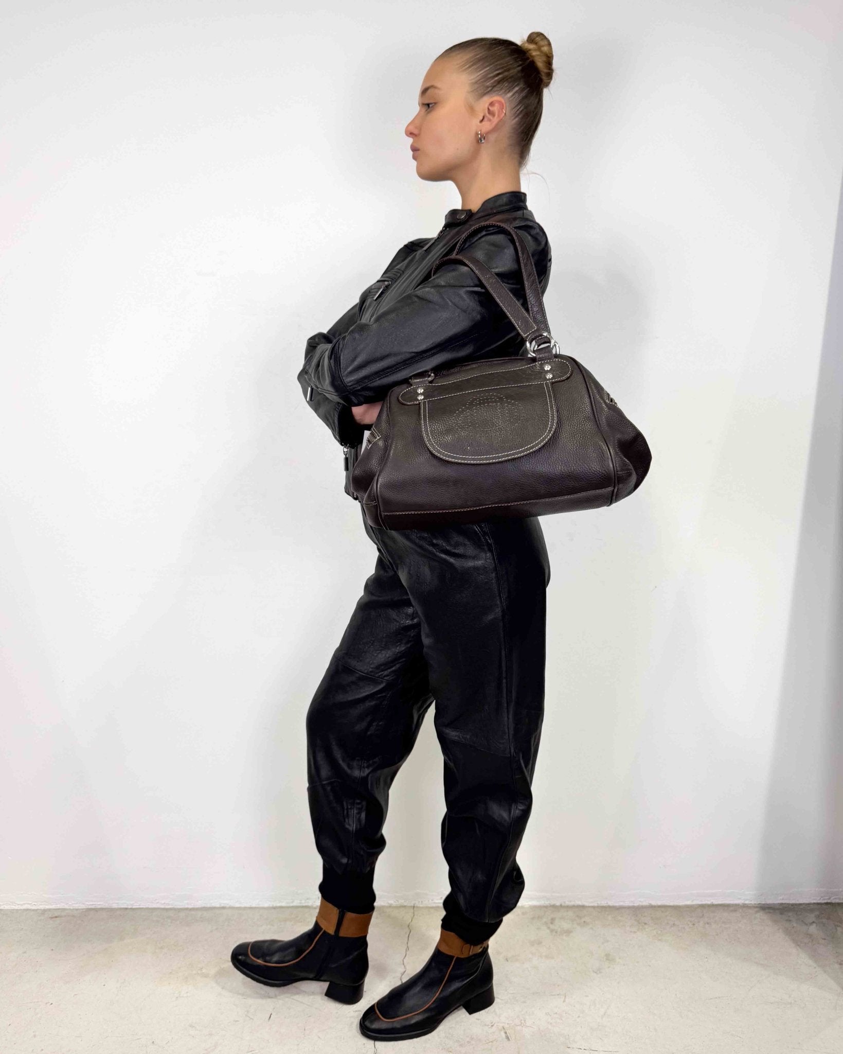 The Dameena leather jacket - rig vert