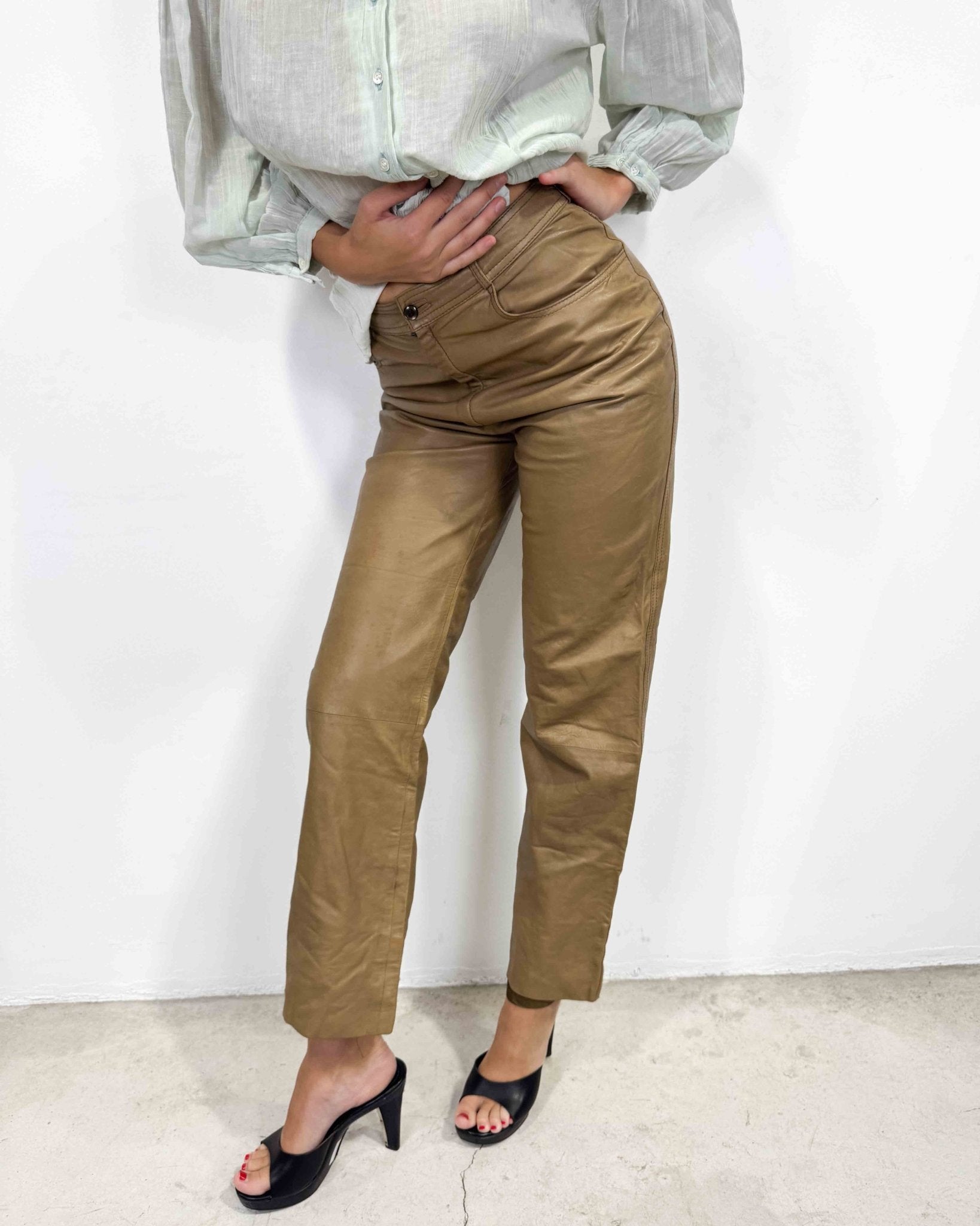 The Dania pants - rig vert