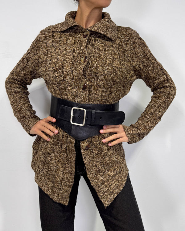 The Denise cardigan - rig vert
