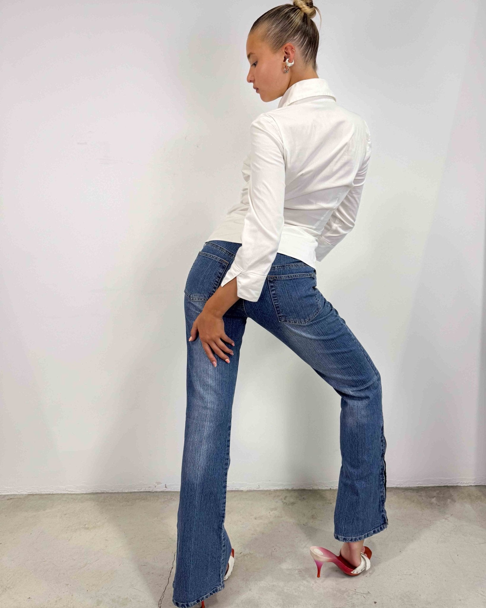 The Elena jeans - rig vert