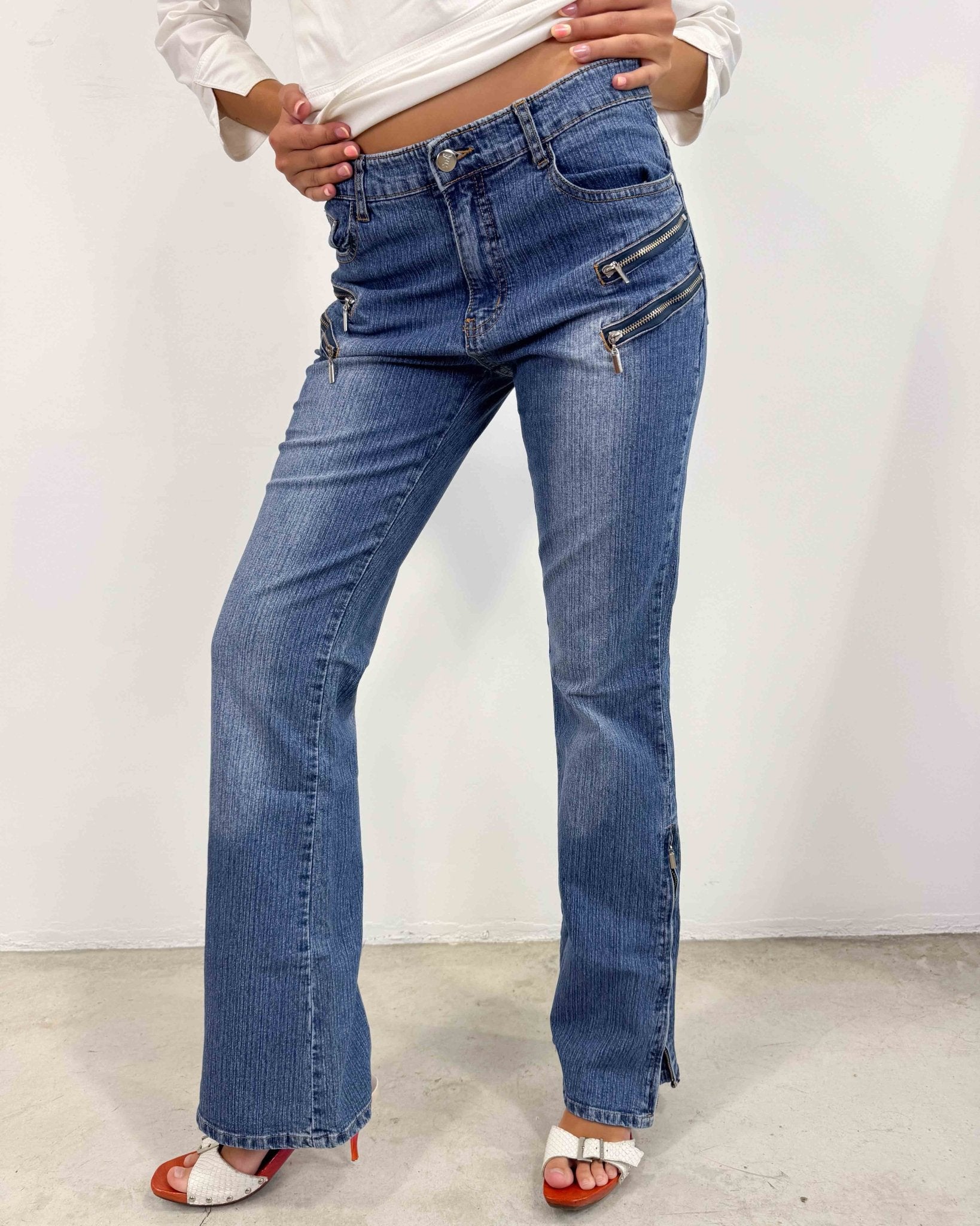 The Elena jeans - rig vert