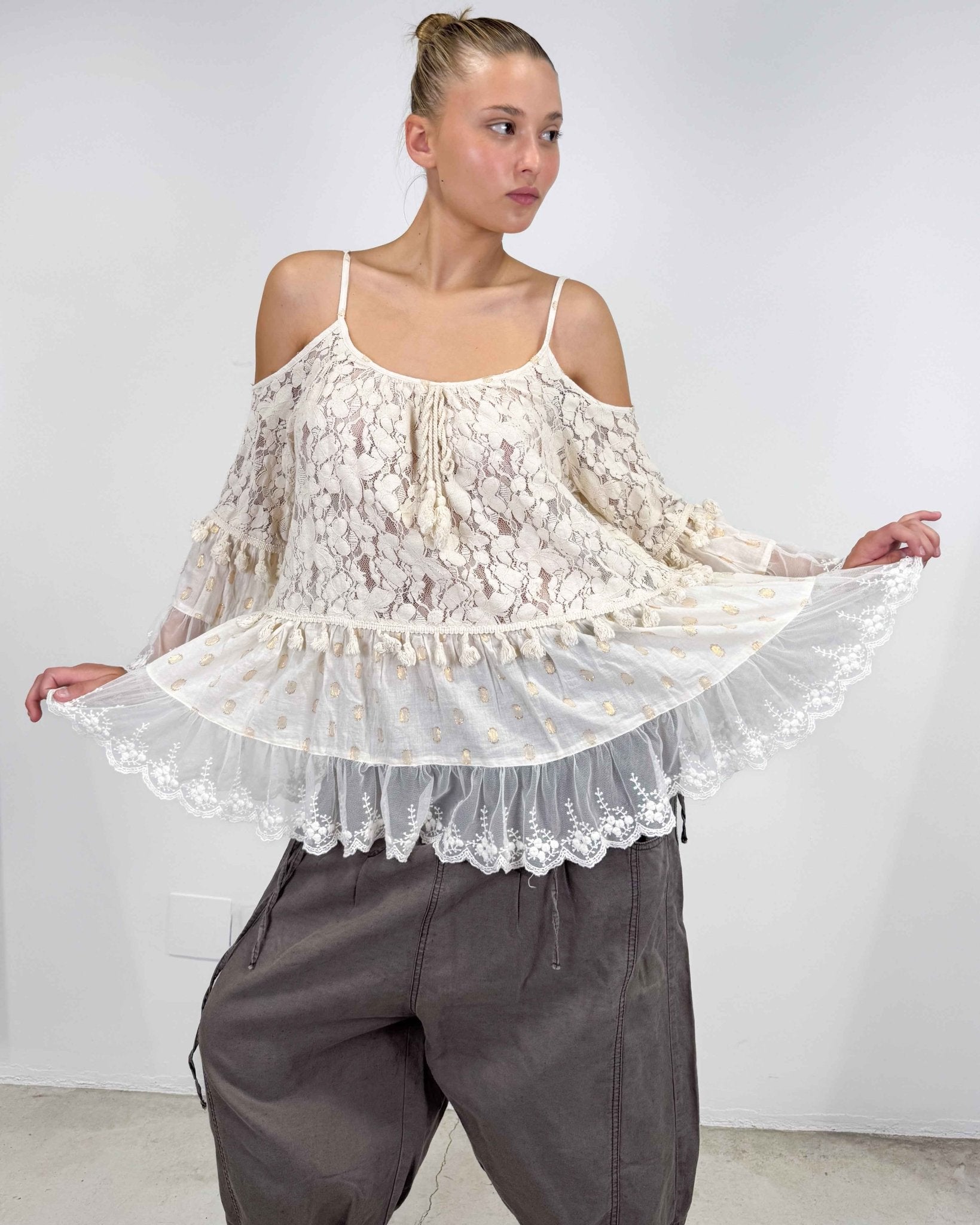 The Elodie top - rig vert
