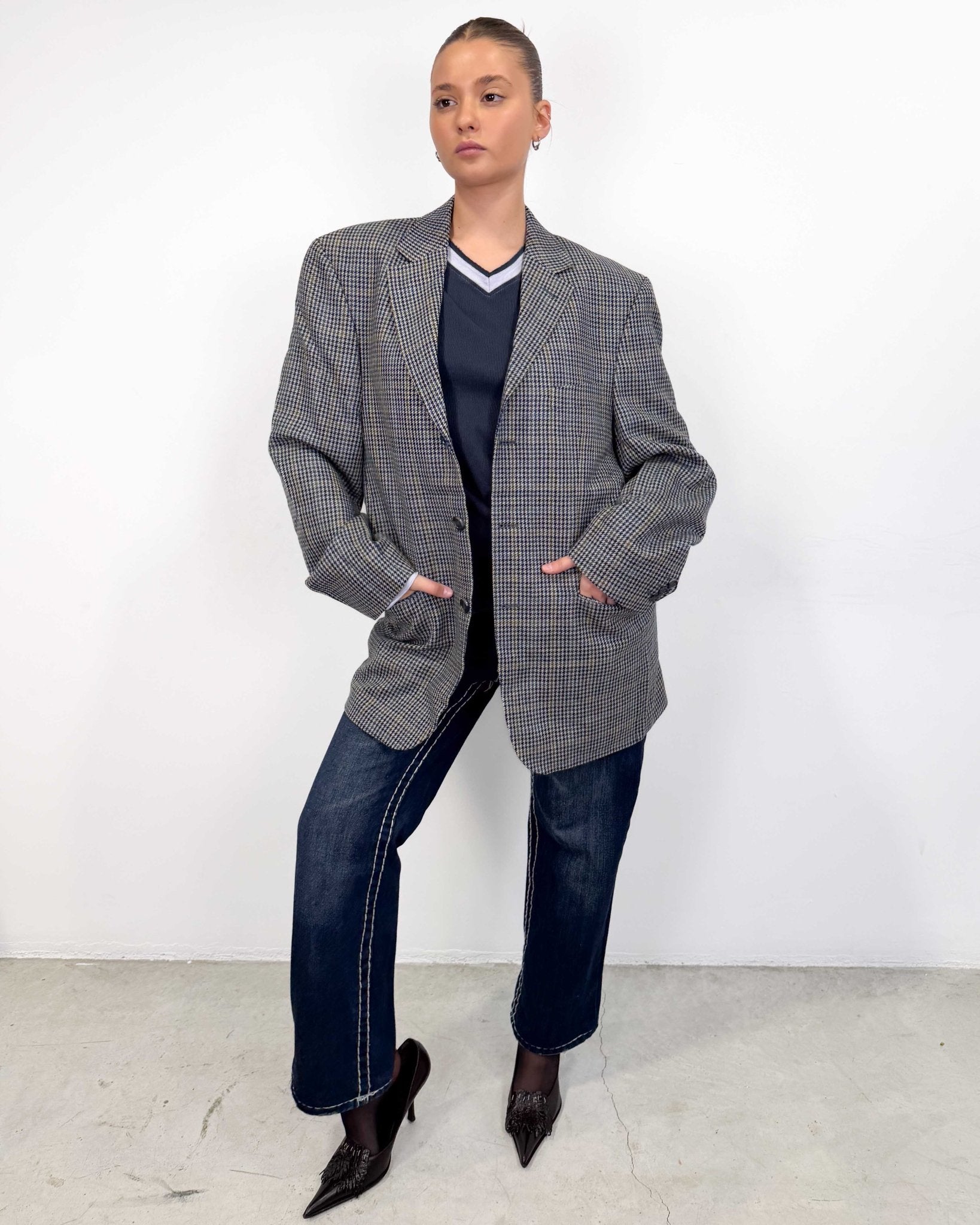 The Emma blazer - rig vert