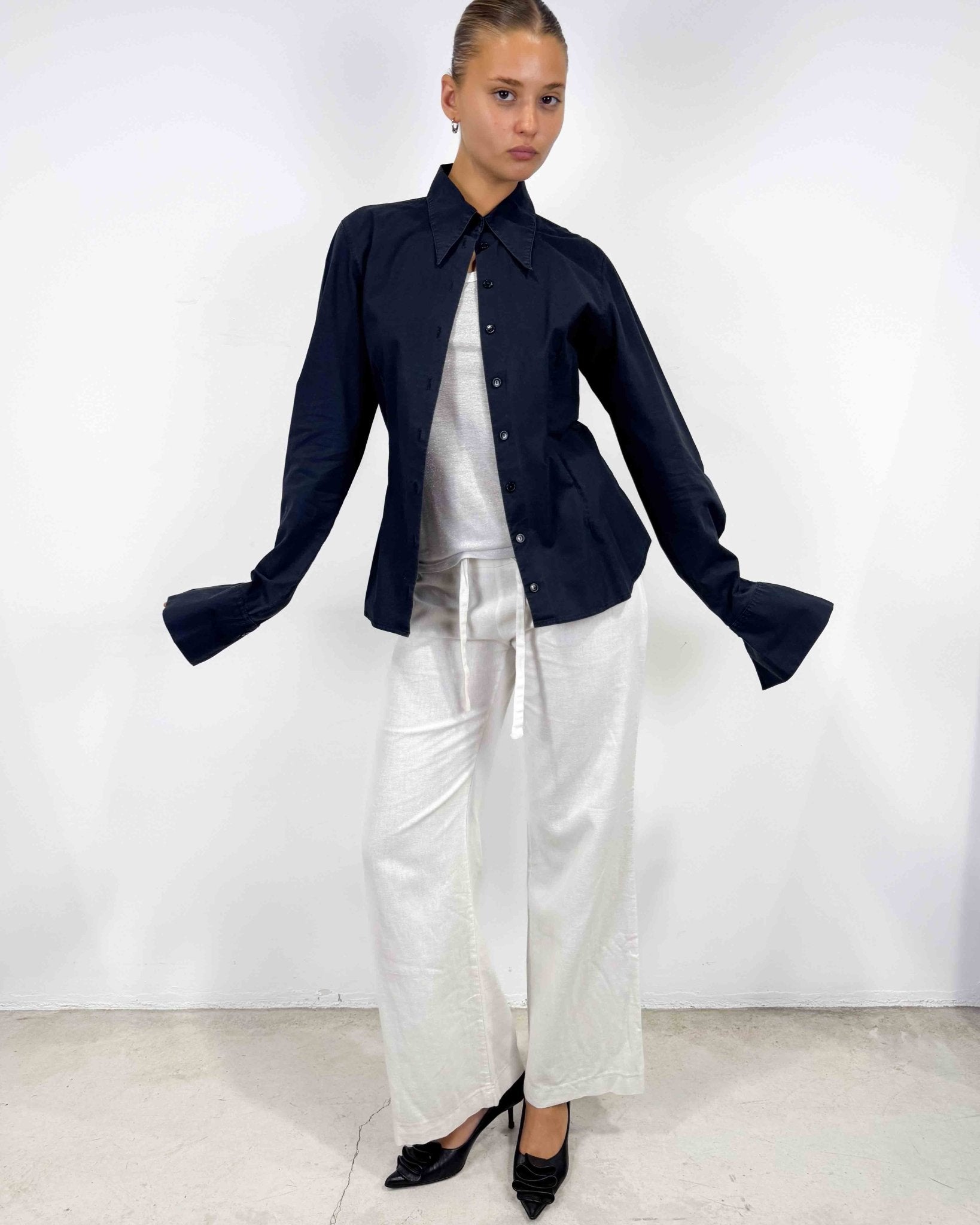 The Emma shirt by Anne Fontaine - rig vert