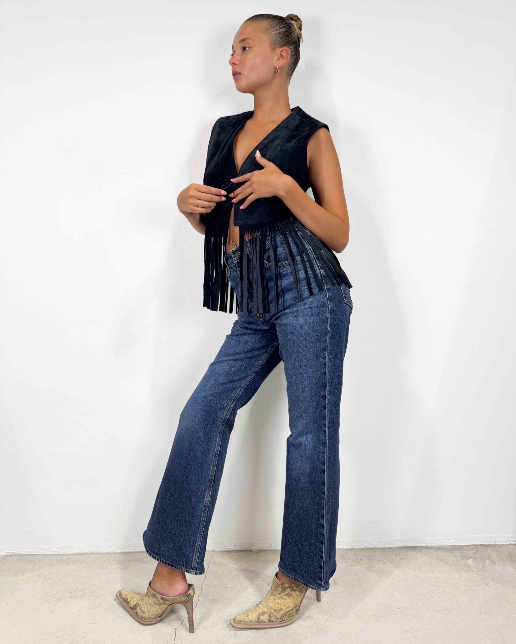 The Emmanuella vest - rig vert