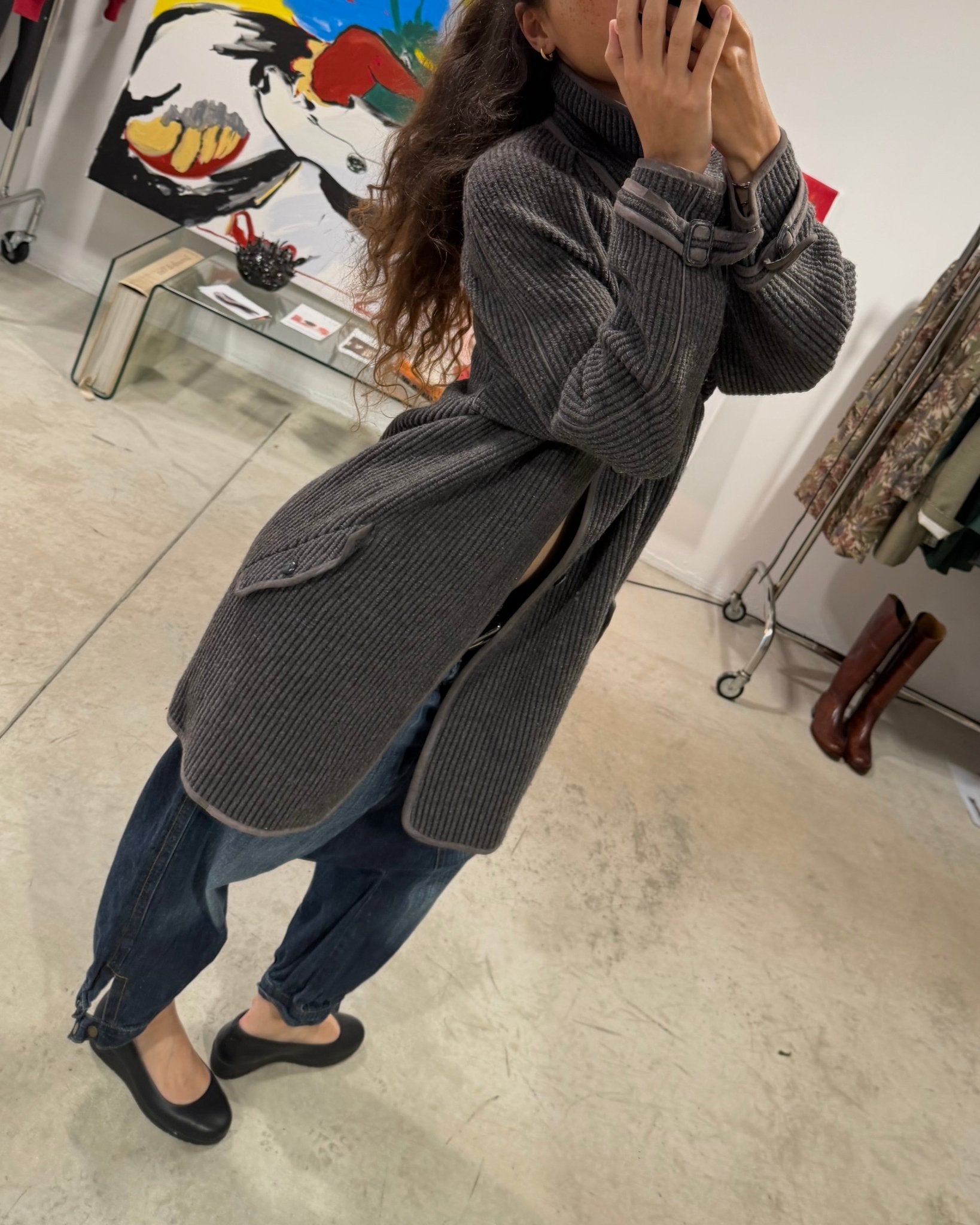 The Goretti coat by Gianni Versace - rig vert