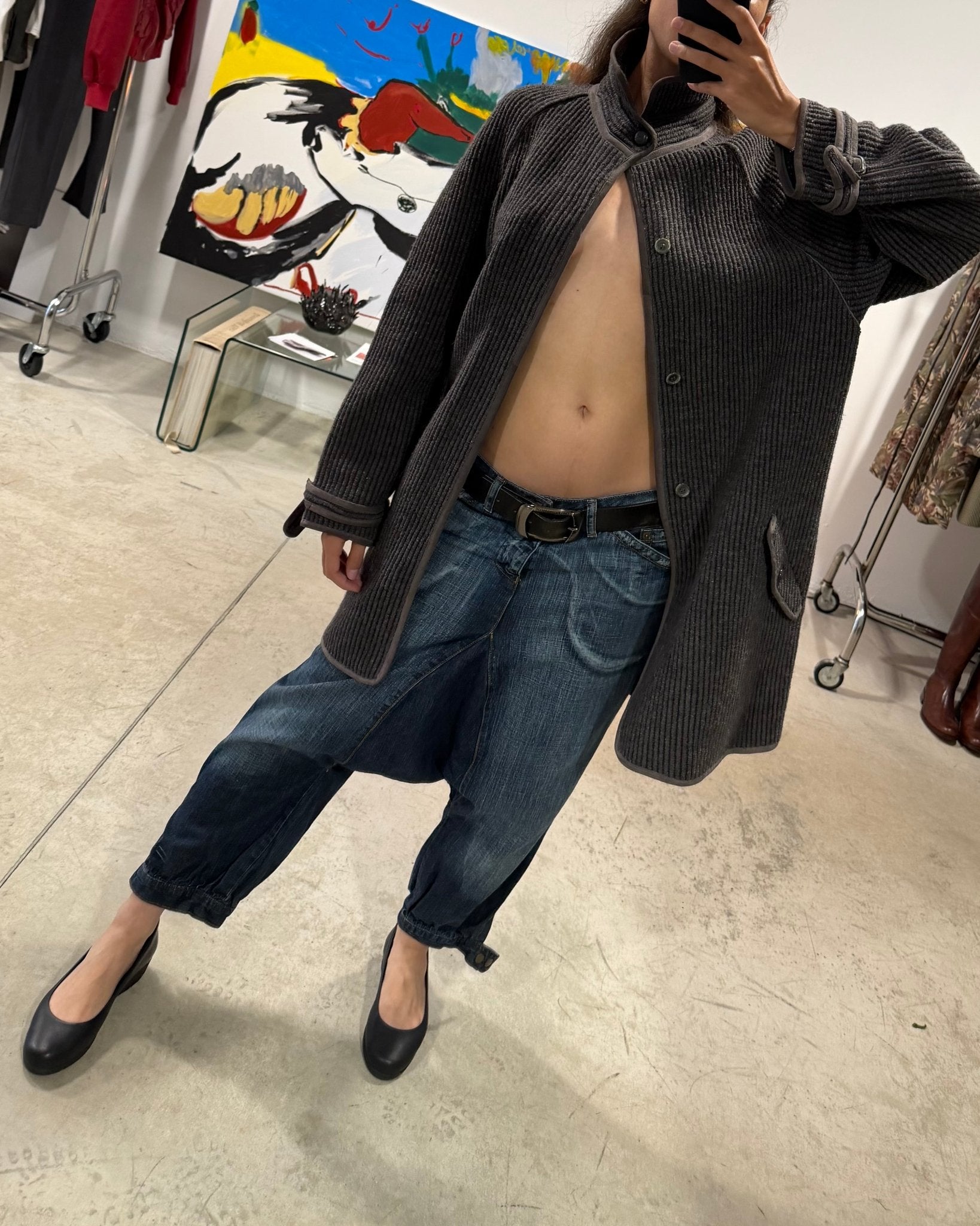 The Goretti coat by Gianni Versace - rig vert
