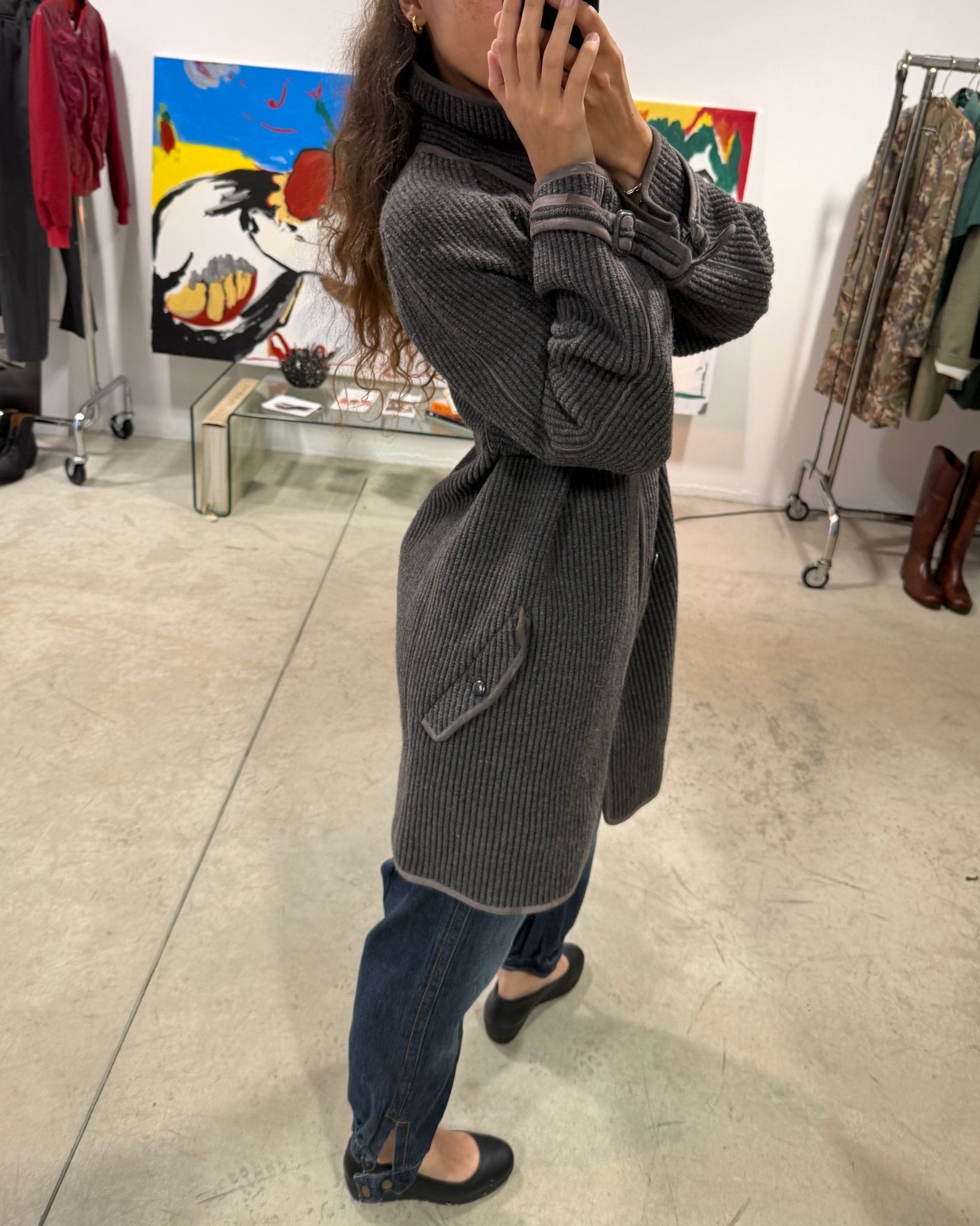 The Goretti coat by Gianni Versace - rig vert