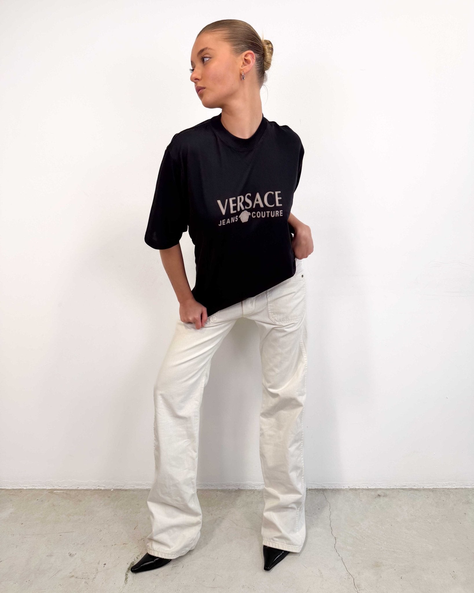 The Greta pants by Diesel - rig vert