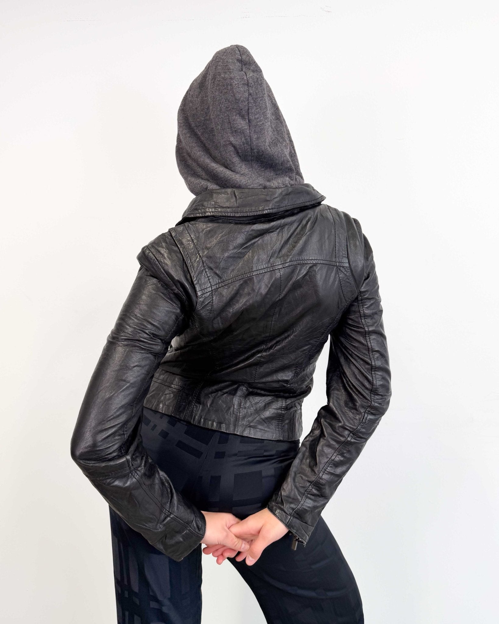 The Gwendolyn leather jacket - rig vert