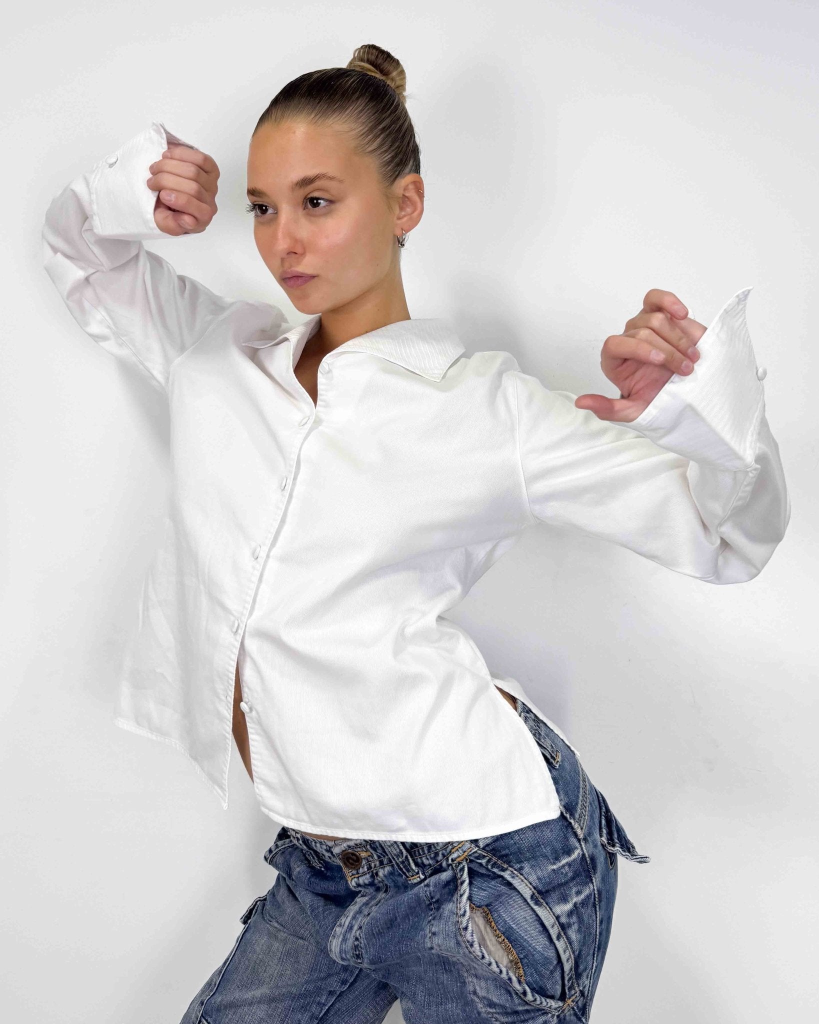 The Karol shirt by Anne Fontaine - rig vert