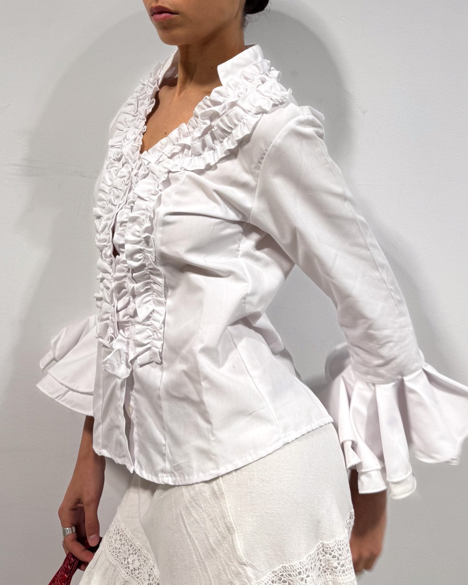 The Katrina blouse - rig vert