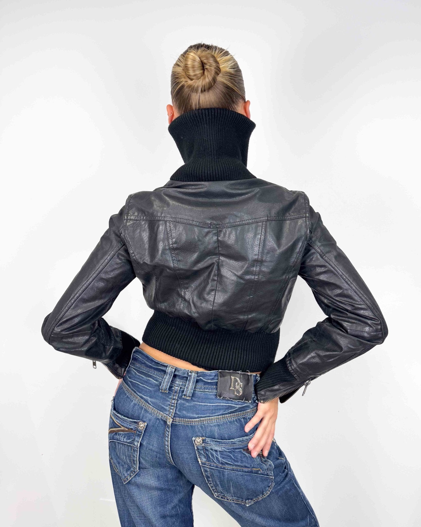 The Koda leather jacket - rig vert