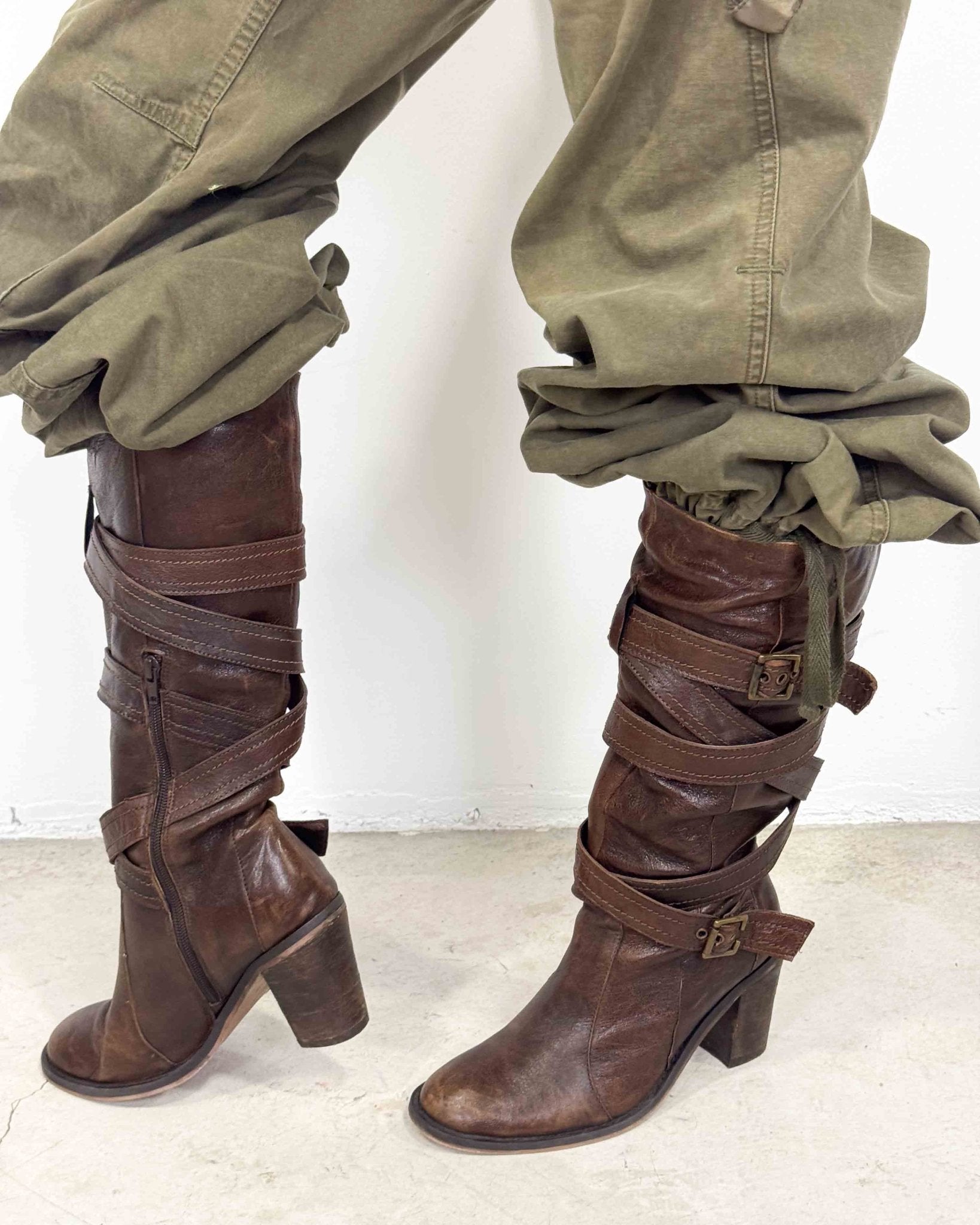 The Lidia boots - rig vert