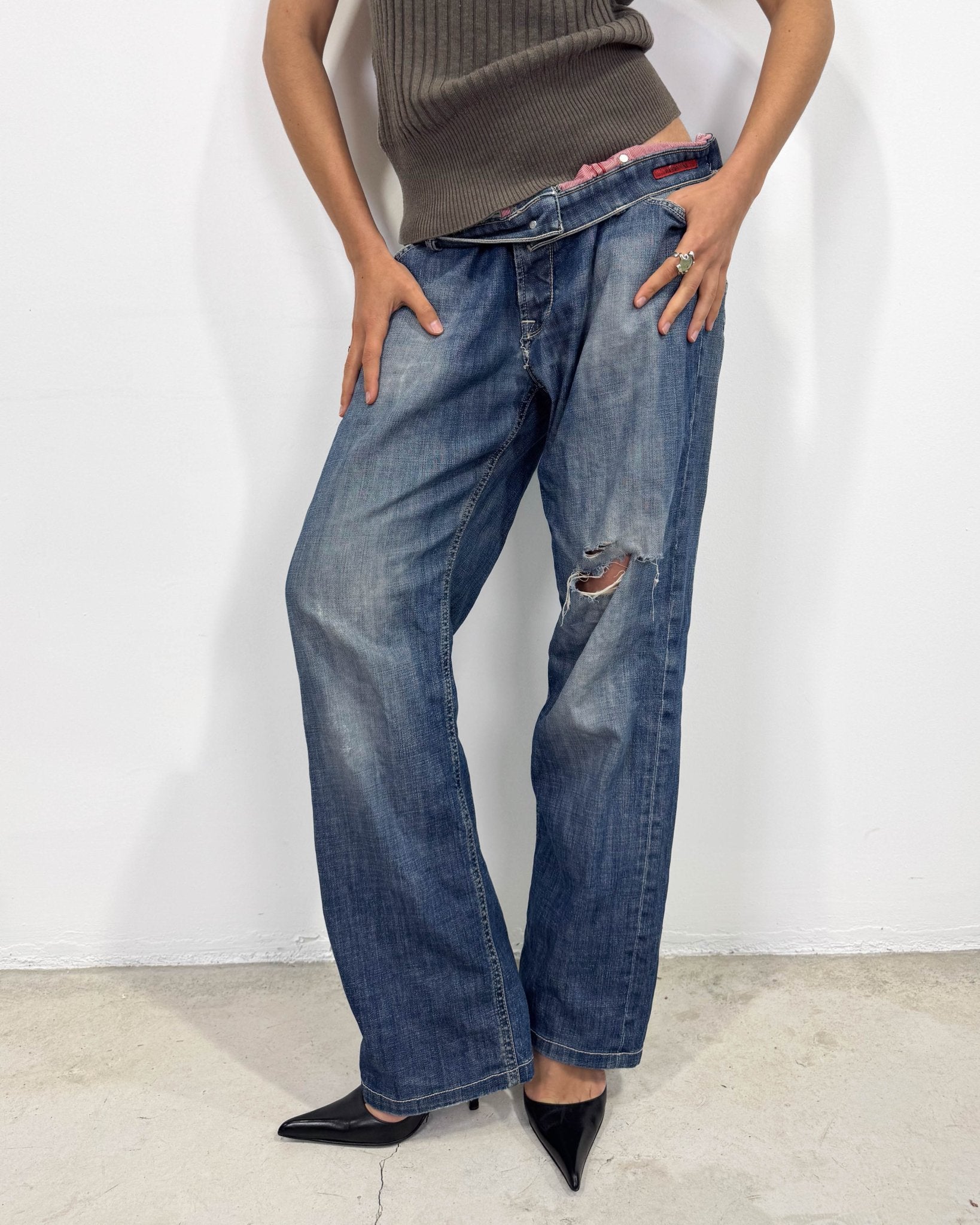 The Lisa pants by Pierre Cardin - rig vert