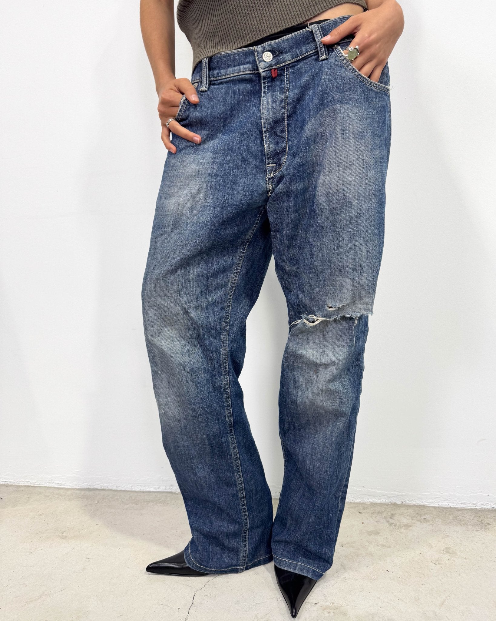 The Lisa pants by Pierre Cardin - rig vert