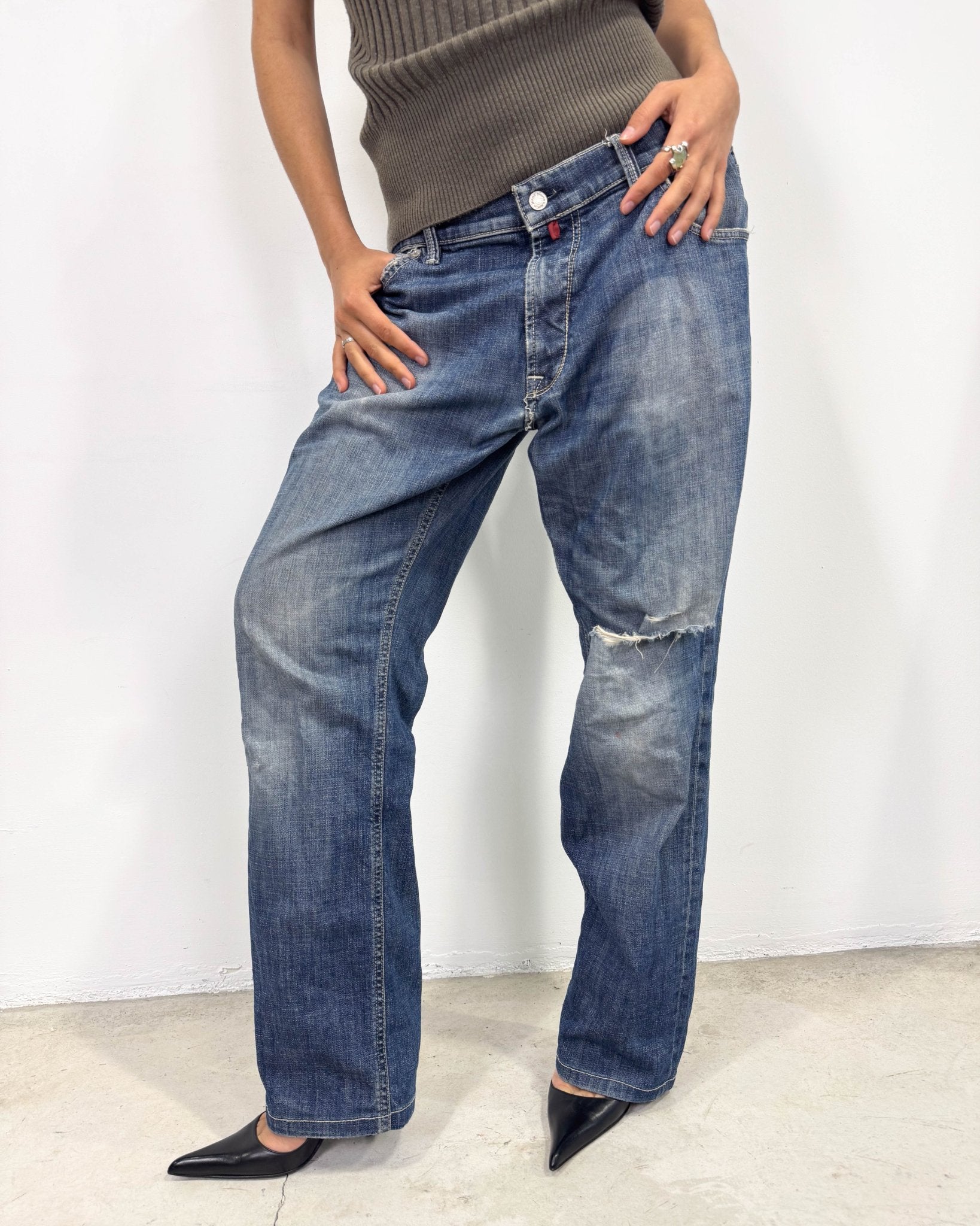 The Lisa pants by Pierre Cardin - rig vert