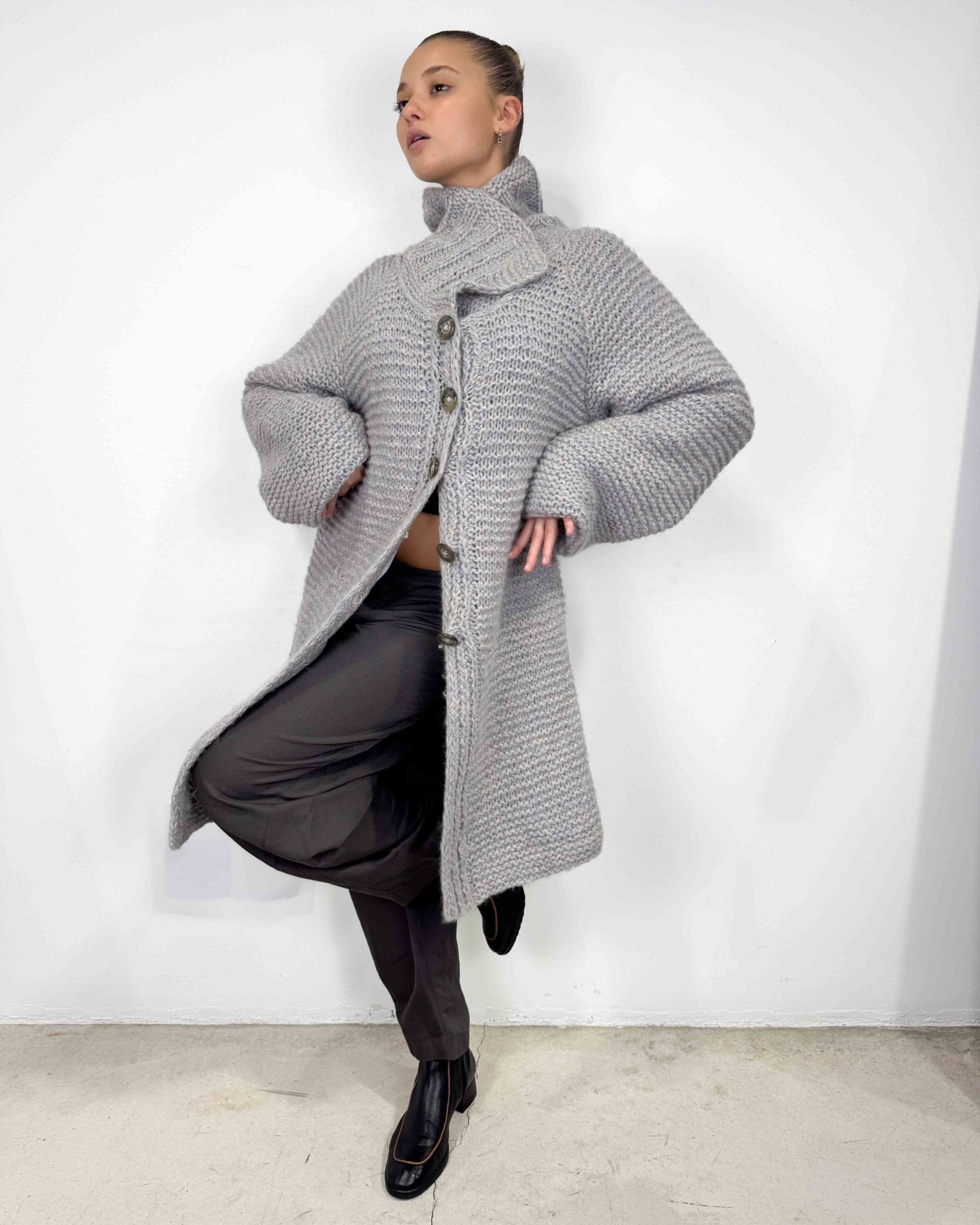 The Lorelai knit cardigan - rig vert