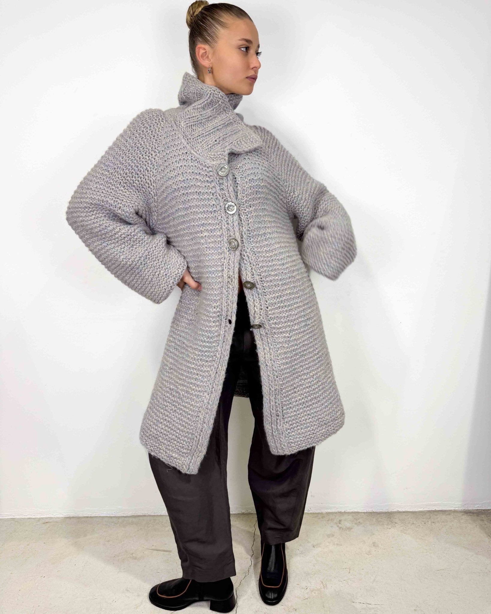 The Lorelai knit cardigan - rig vert