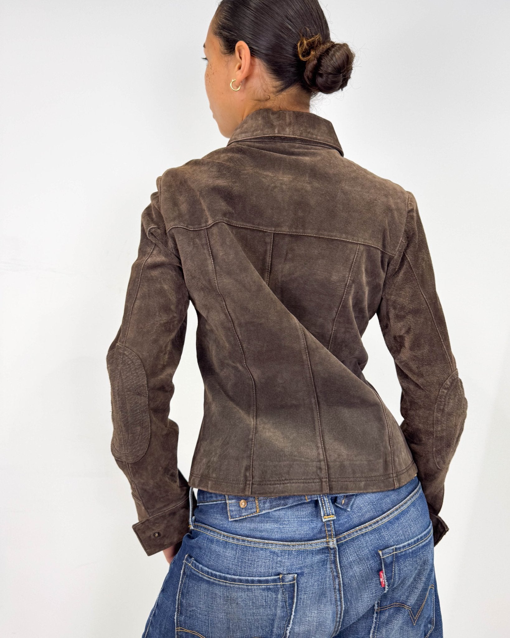 The Lorelay leather jacket - rig vert