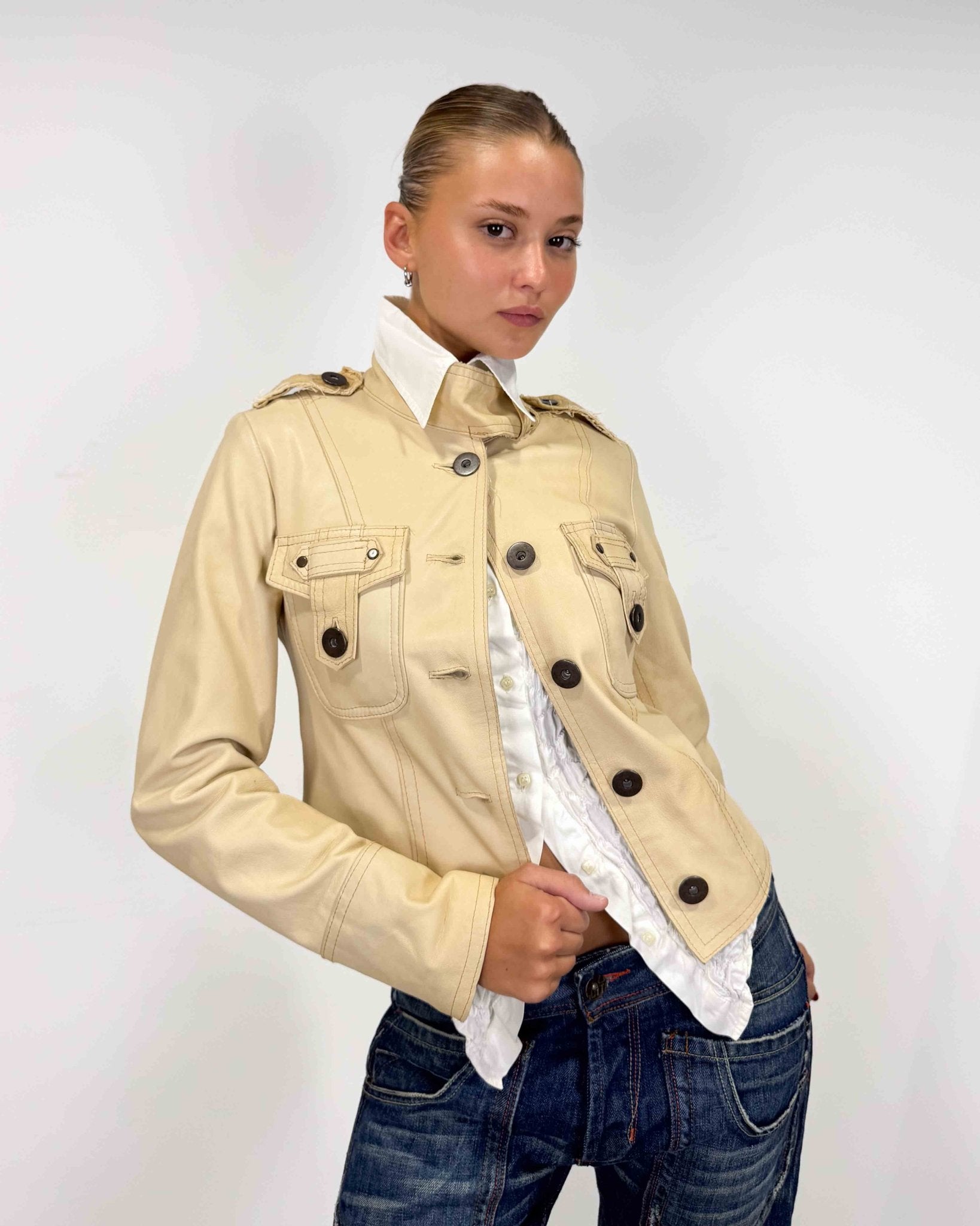 The Lua leather jacket - rig vert