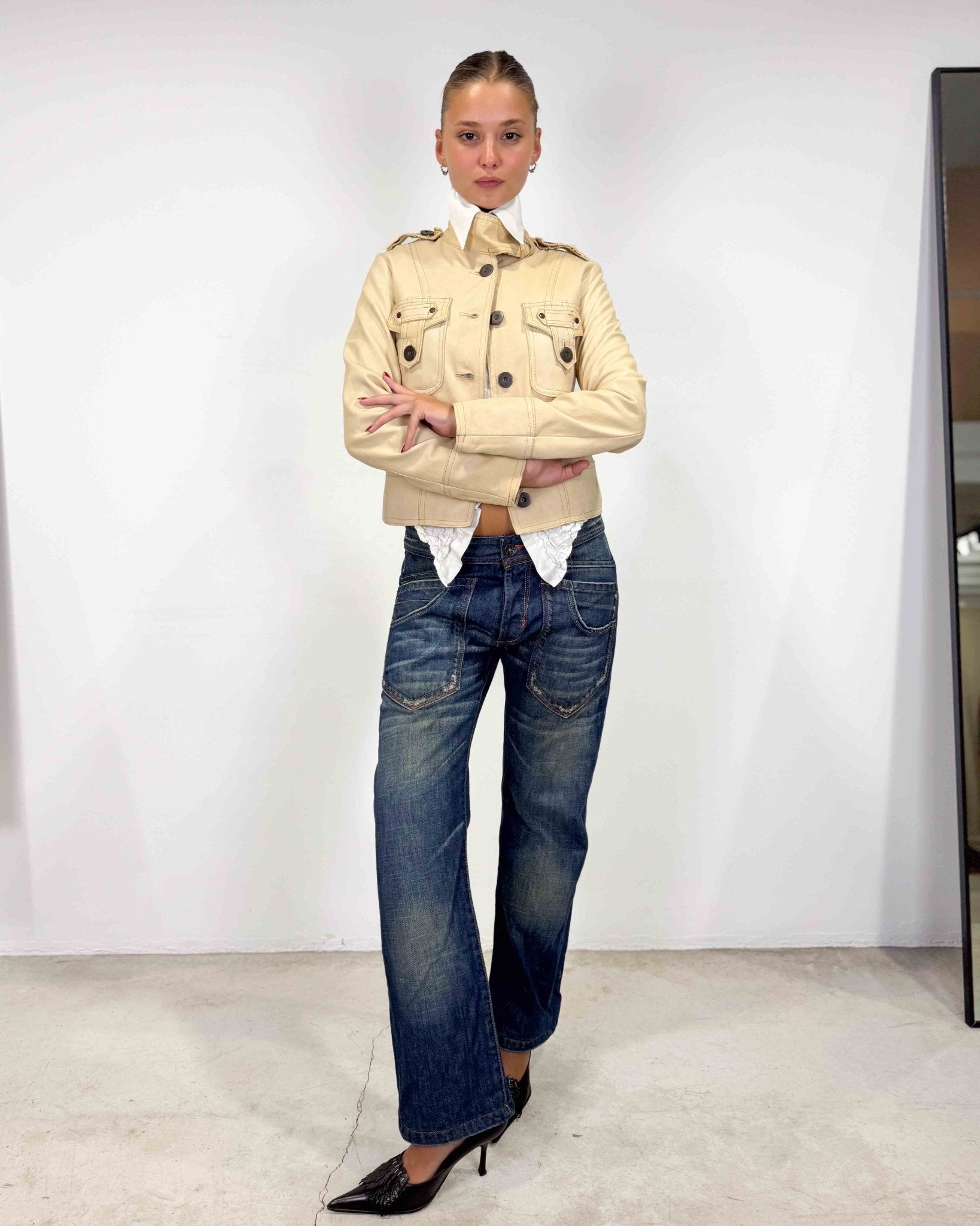 The Lua leather jacket - rig vert