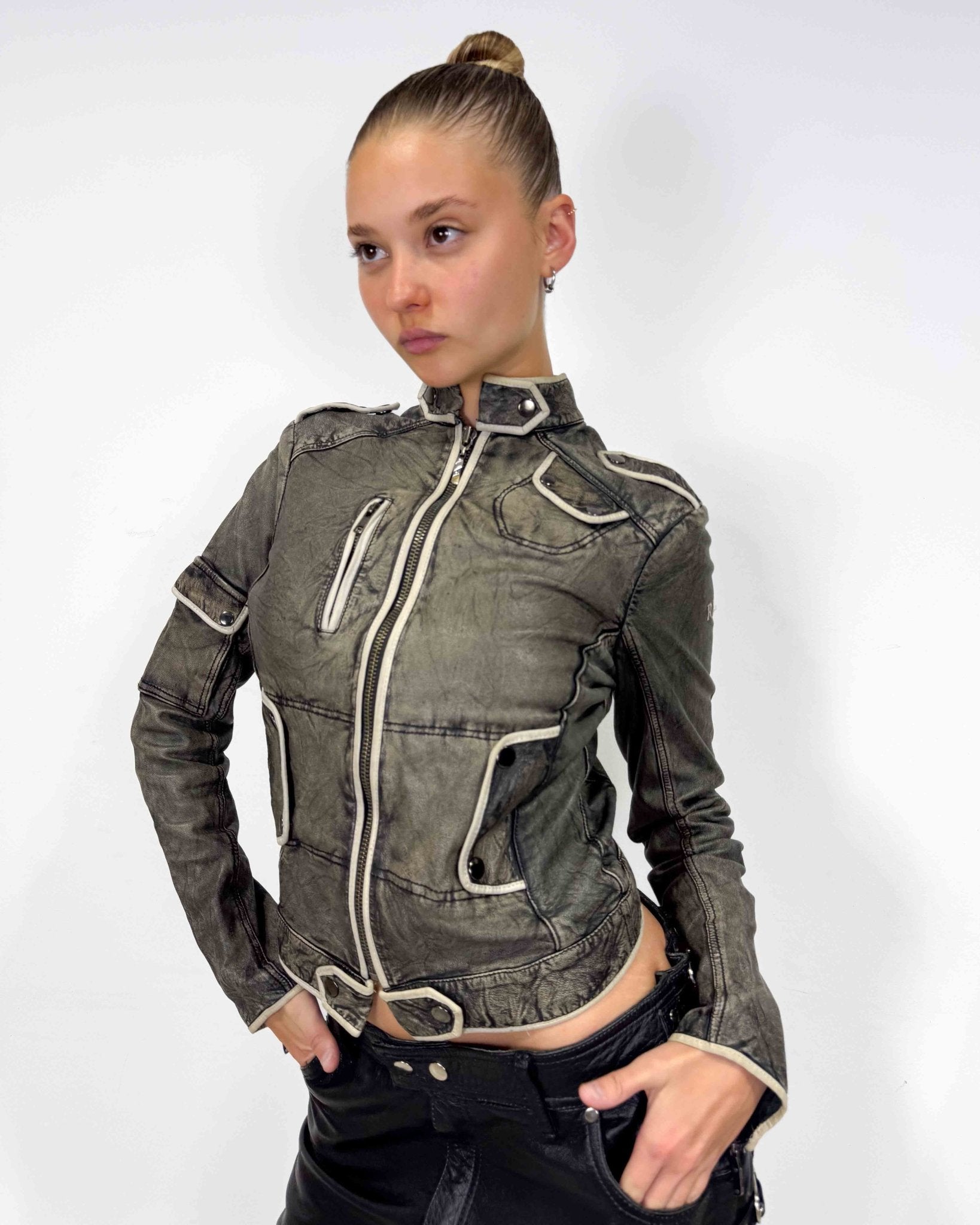 The Maca jacket by Replay - rig vert