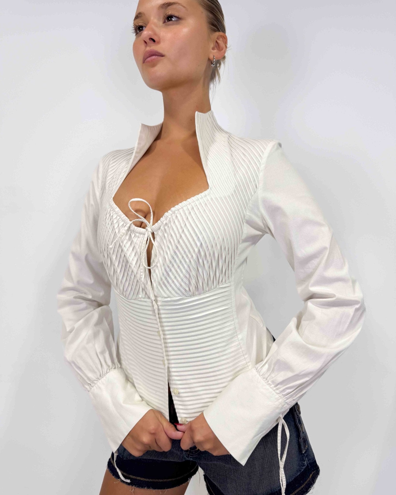 The Madeleine shirt - rig vert