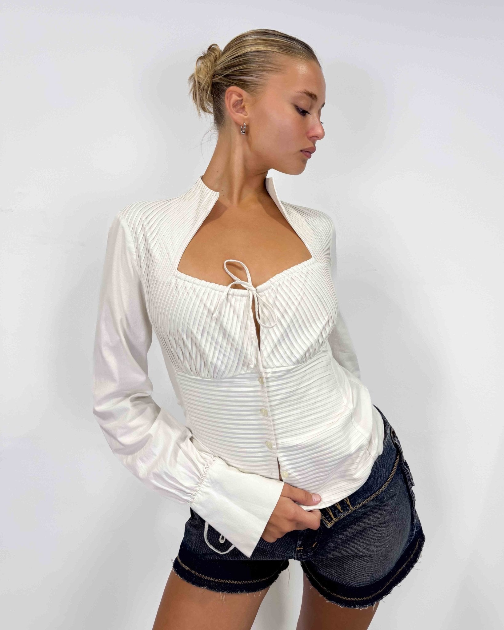 The Madeleine shirt - rig vert