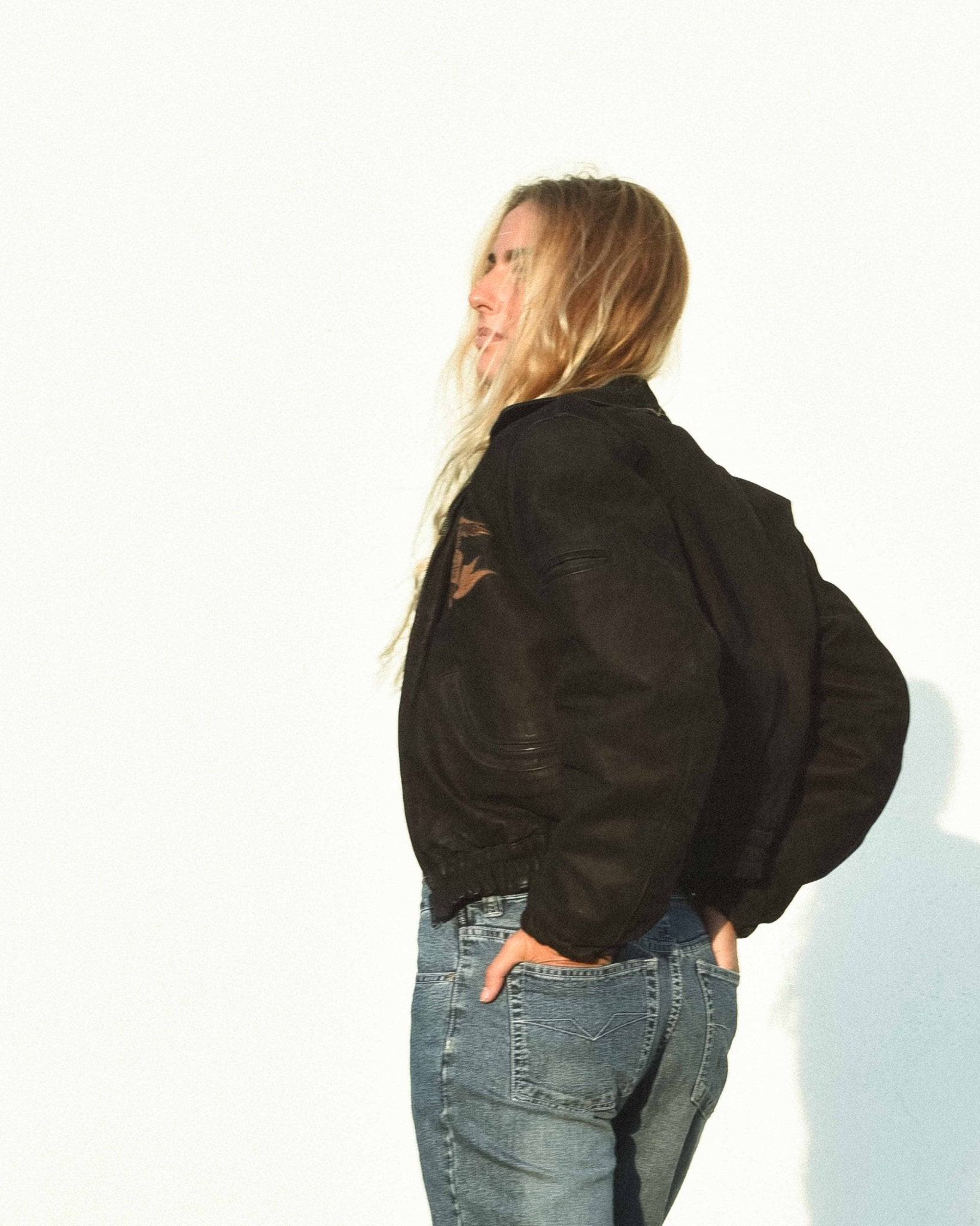 The Madeline leather jacket - rig vert