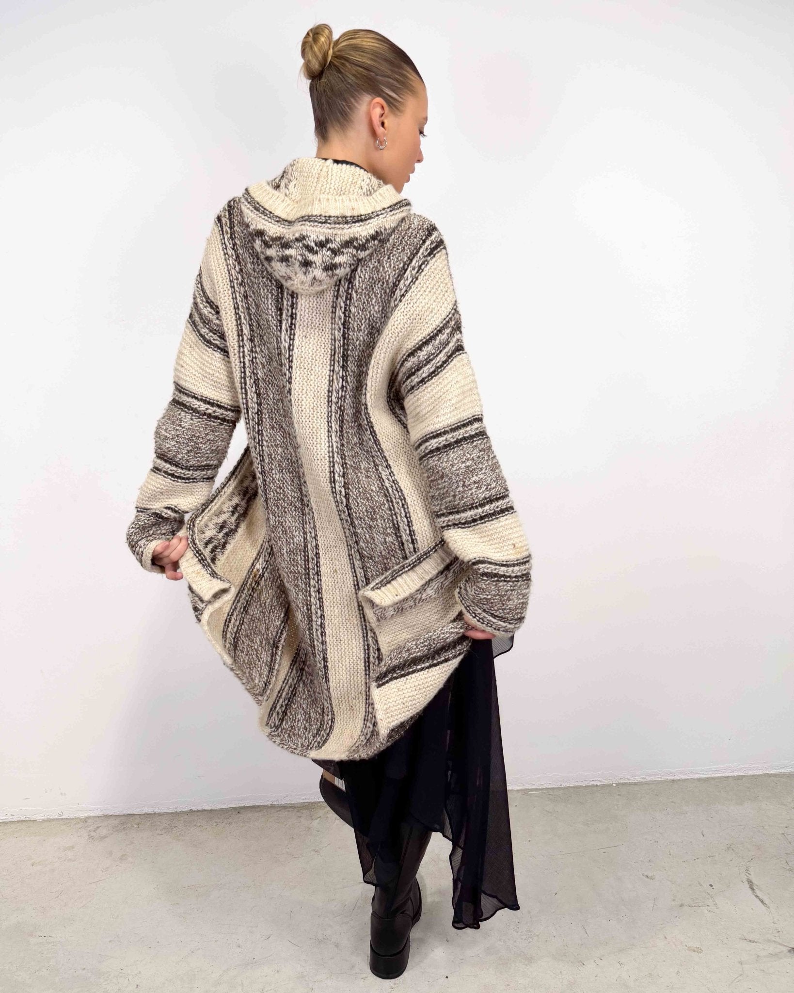 The Myriam knit cardigan - rig vert