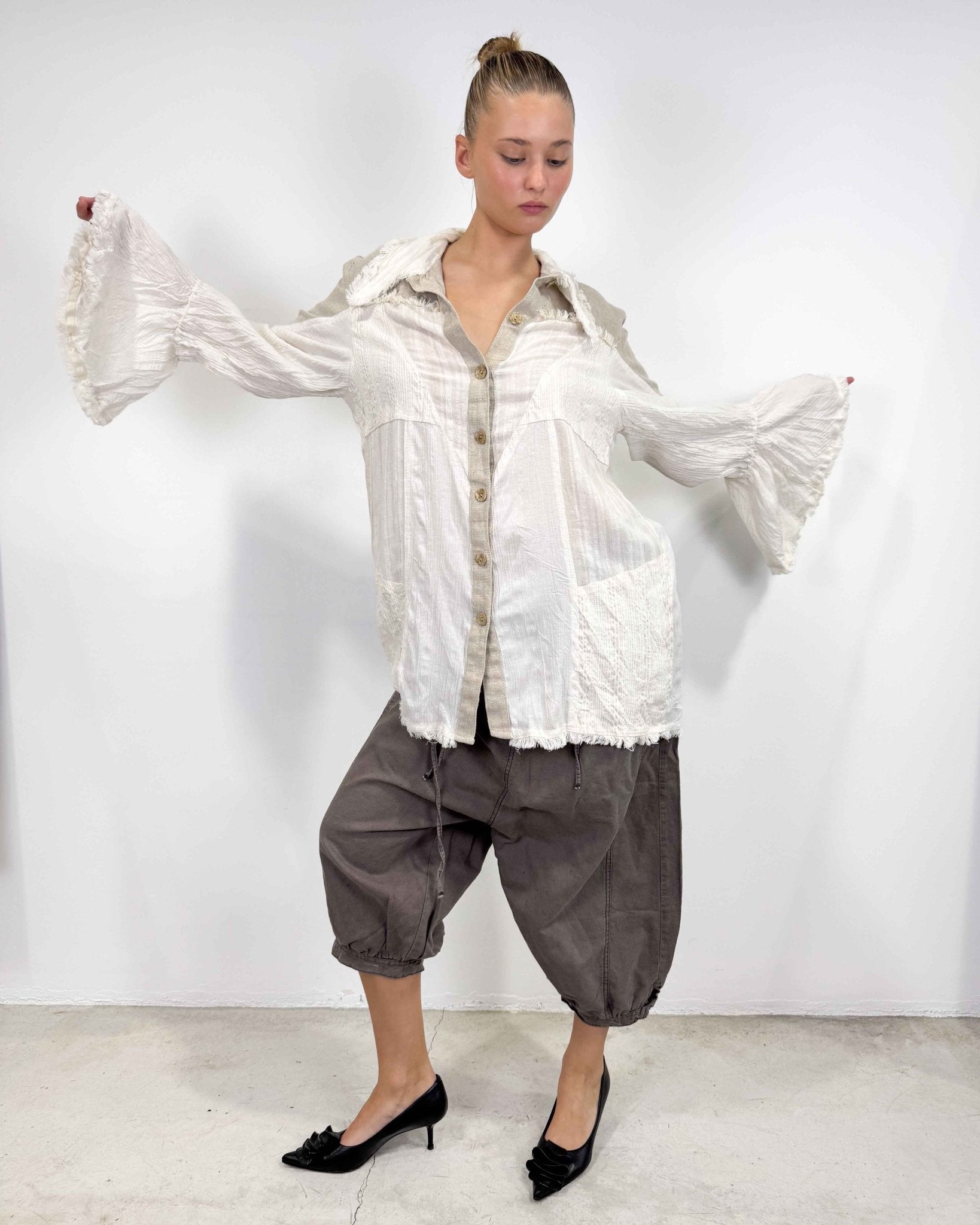 The Nadine shirt - rig vert