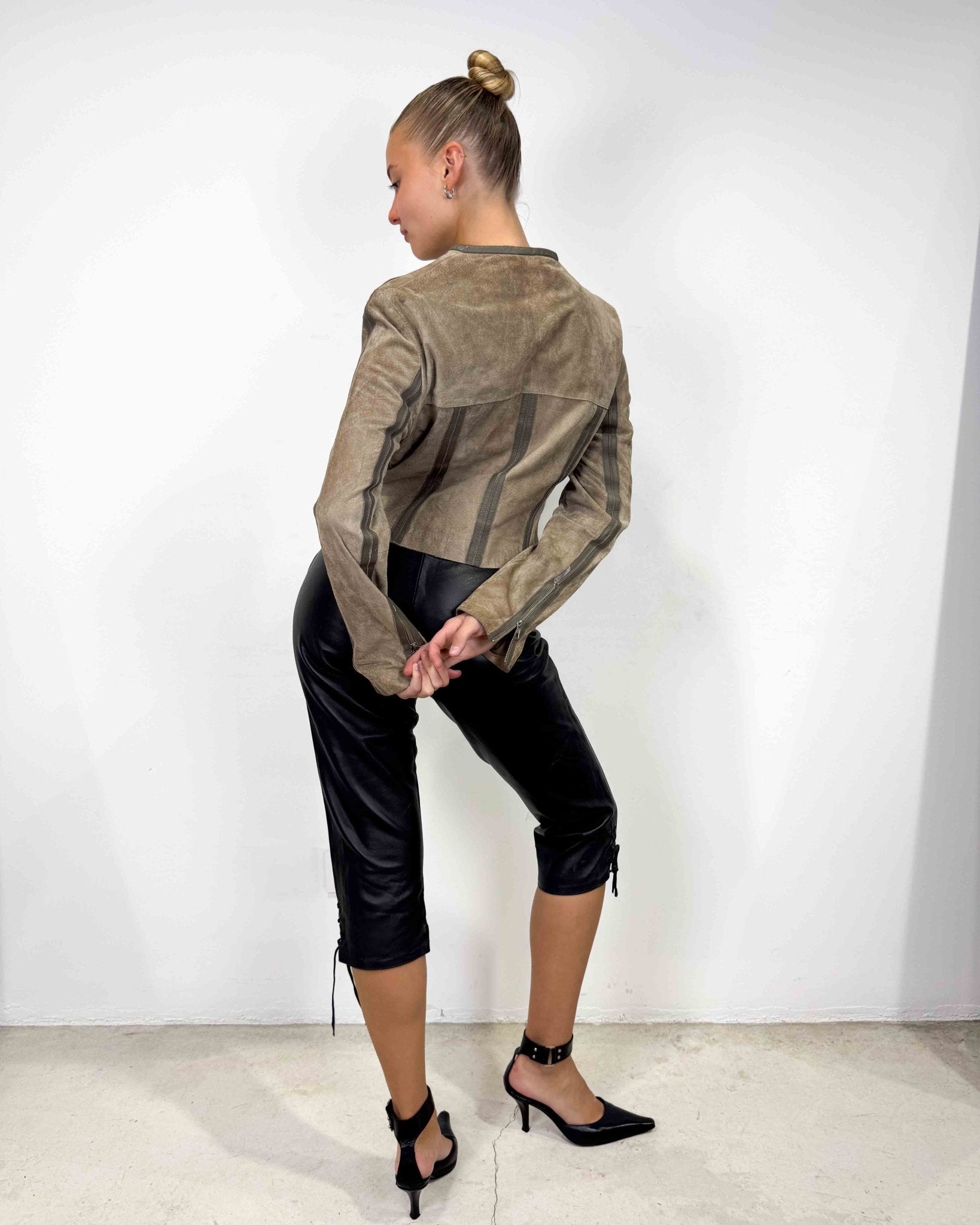 The Nene leather jacket - rig vert