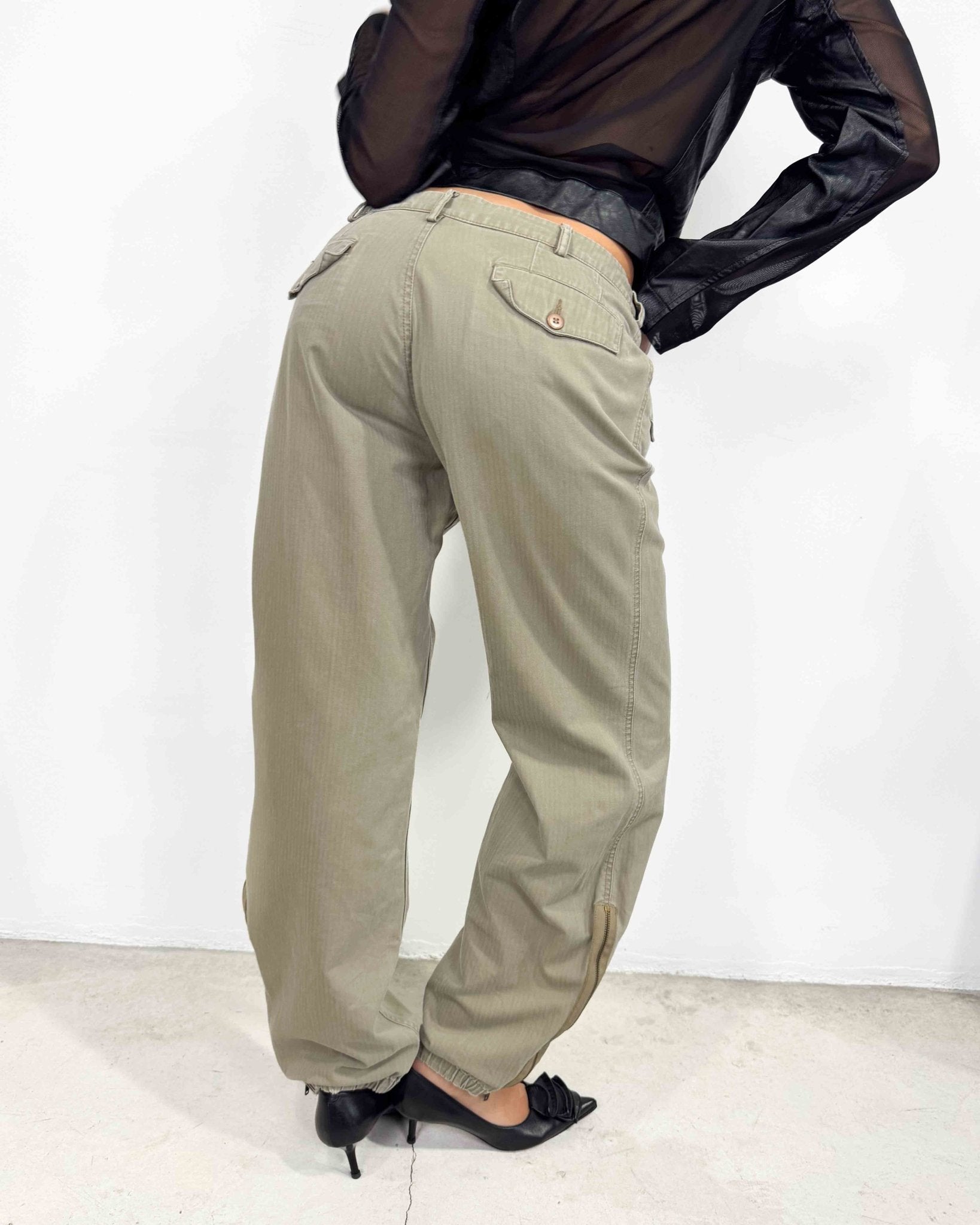 The Okra pants - rig vert